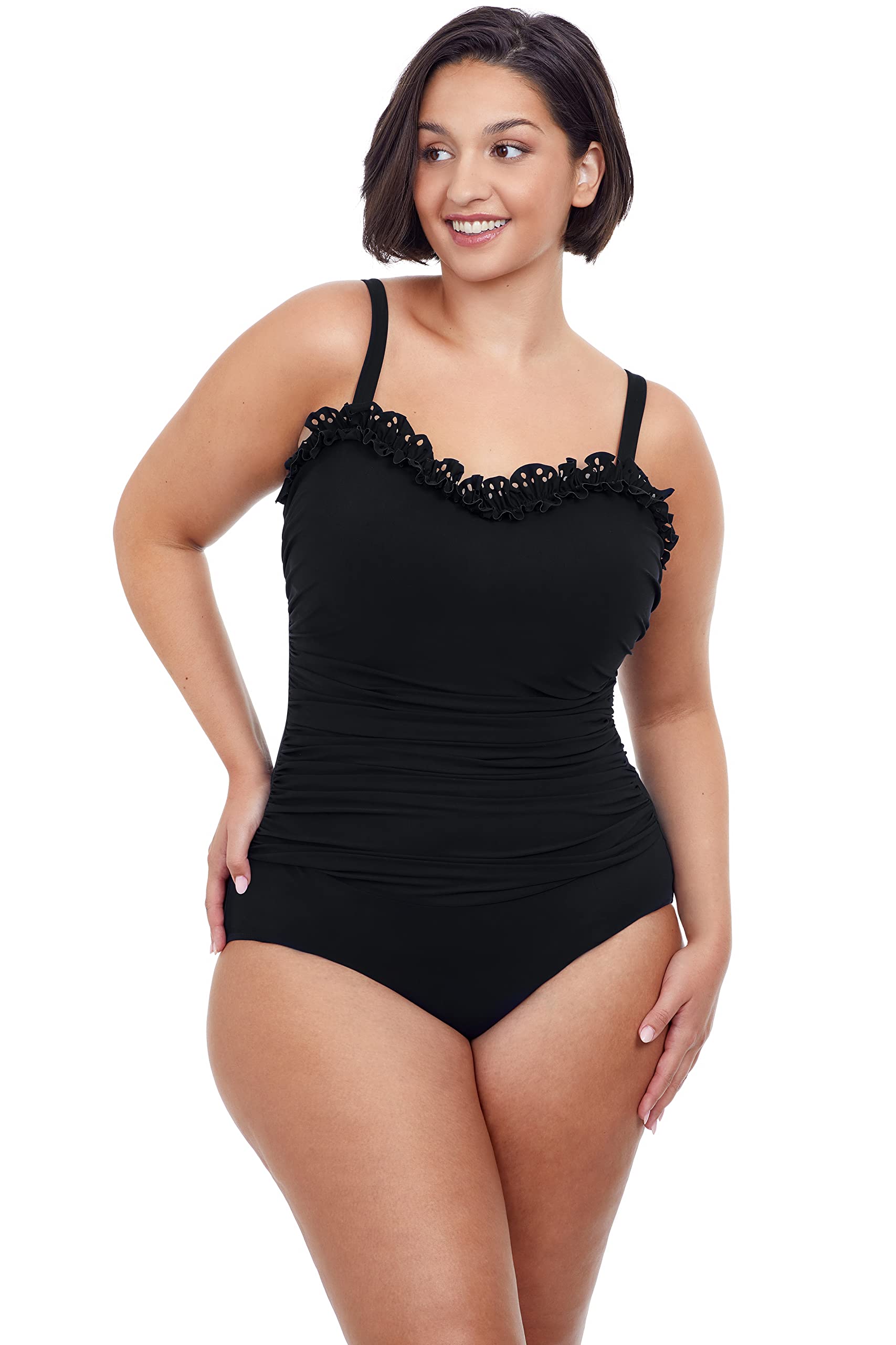 Gottex Women's Hala One Piece Swimsuit - Full Figure Support, Comfortable & Stylish for Beach, Pool & Vacation