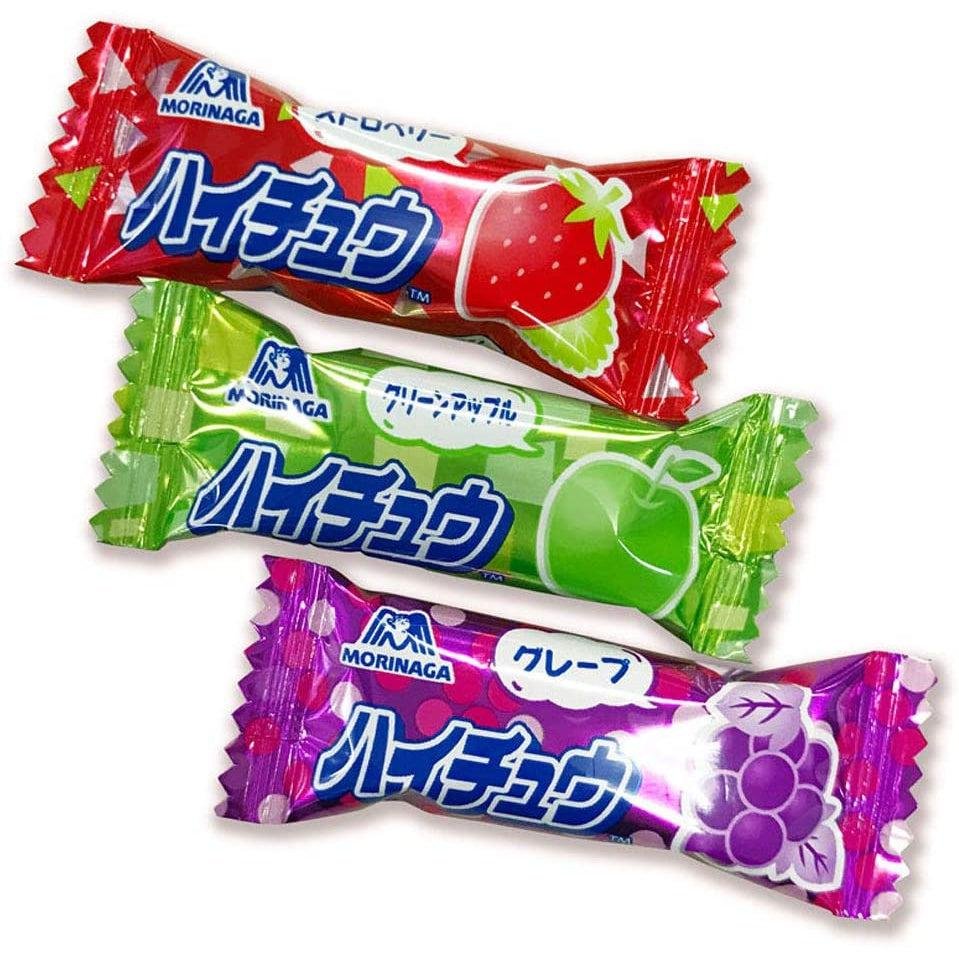 Morinaga Hi-Chew Japanese Soft Fruit Candy - 3 Flavor Variety Pack (6 Bags) | Chewy Fruit Flavored Snacks for Office, Travel & Party Treats