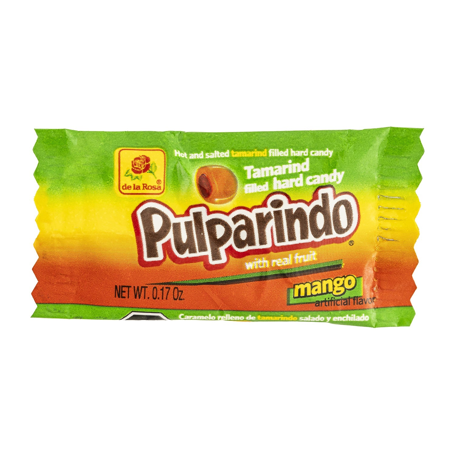 De La Rosa Pulparindo Hard Candy Tamarind Flavor | 68ct Bulk Bag | Mexican Candy for Parties, Gifts & Snacking