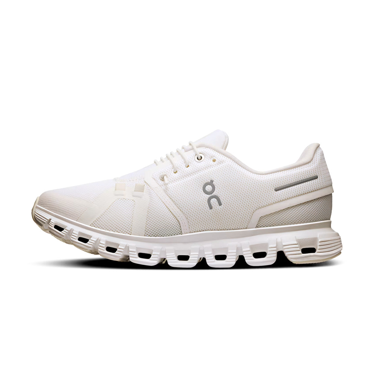 On Cloud 6 White Running Shoes - 3M Reflective Safety Design (Model: MF10070299) | Lightweight Cushioned Sneakers for Men & Women | Perfect for Jogging, Gym Workouts & Night Running