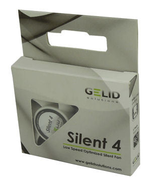 Gelid Silent 4 40x40x10mm Case Fan with 3 Pin Connector - Ultra Quiet Cooling for PC, Raspberry Pi, and Small Electronics - Perfect for Home Office and Gaming Setups