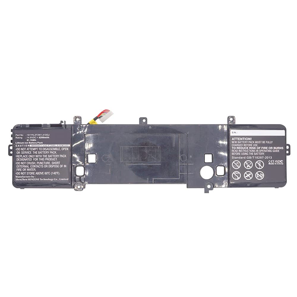 Synergy Digital Notebook Laptop Battery - Compatible with DELL Alienware 15 (ALW15ED-1828/2718/2828) - 14.8V 6200mAh Li-ion Replacement Battery - Perfect for Gaming, Work & Travel