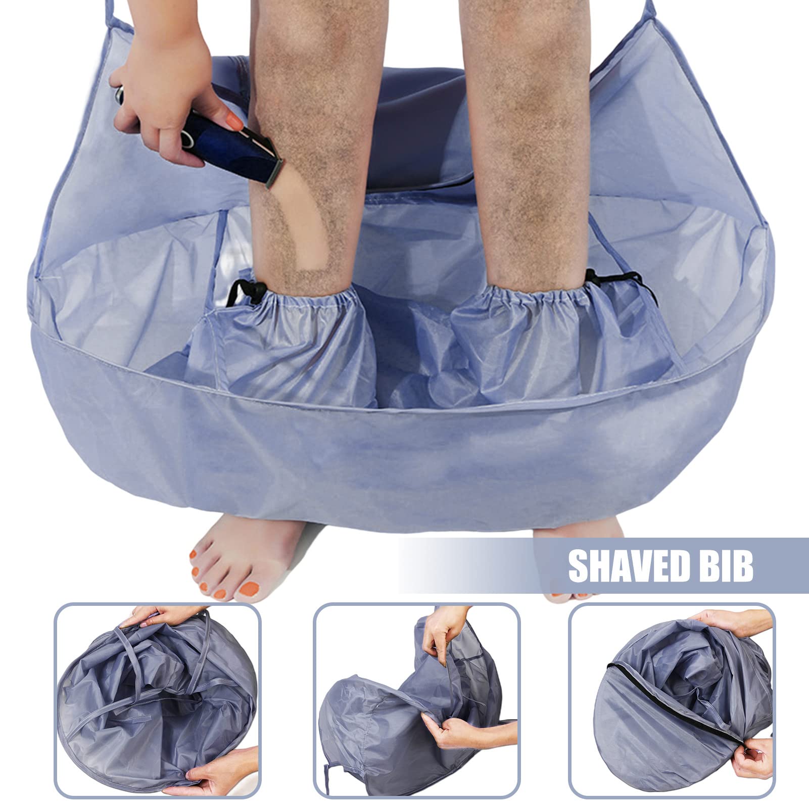 Disposable Hair Cutting Capes for Women & Men - Waterproof Scrotal & Private Area Hair Shaving Bibs - Ideal for Grooming, Waxing & Personal Care