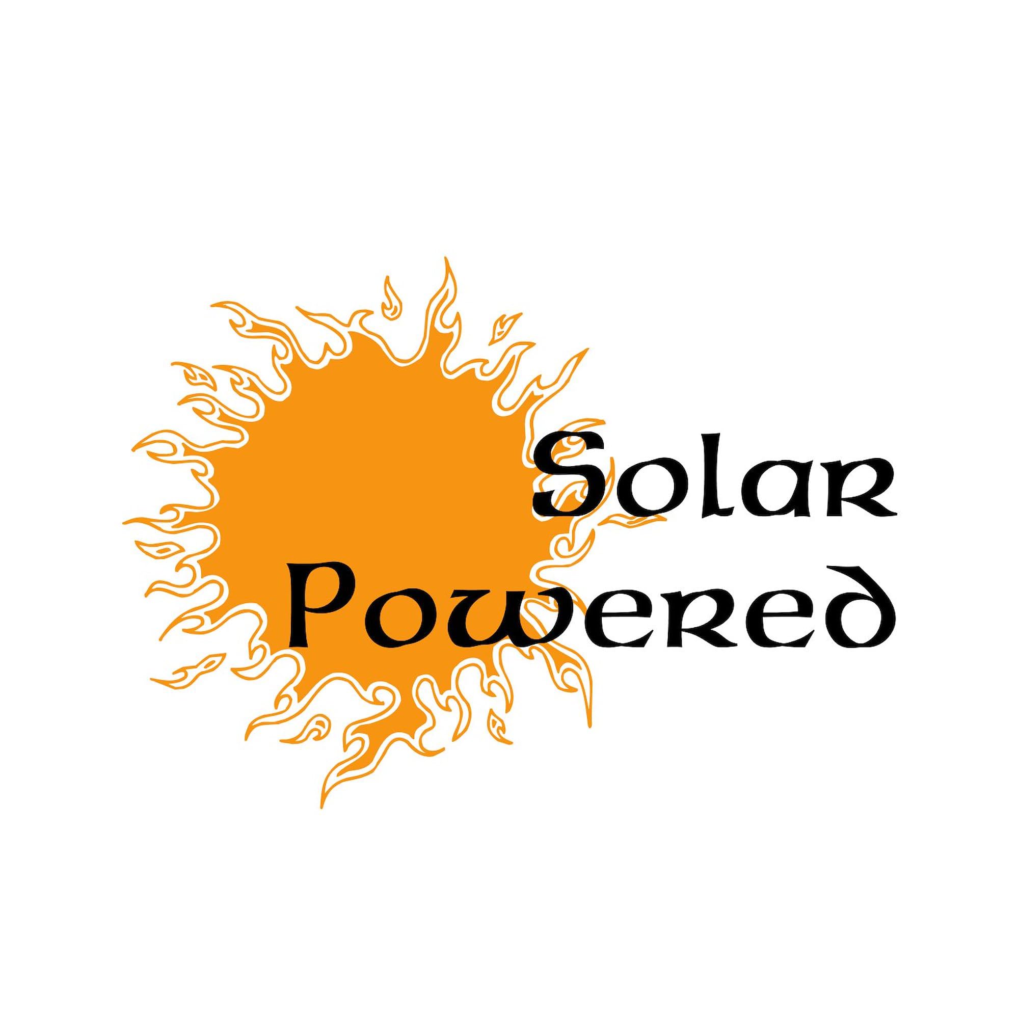 Solar Powered Car Bumper Sticker - Oval Design for Outdoor Vehicles