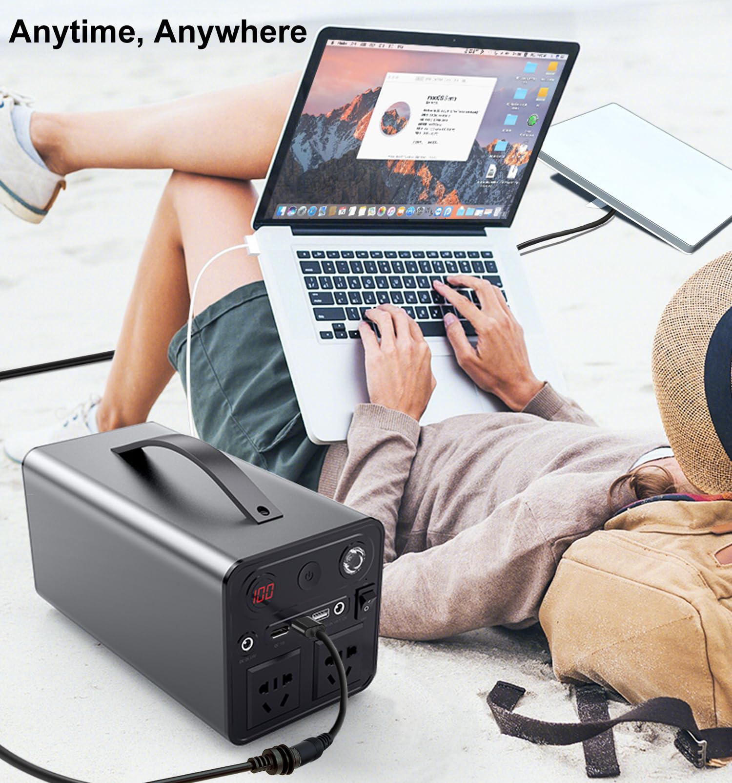 USB C to DC Adapter Cable - USB C Male to 5.5x2.1mm DC Female Power Cord for Starlink Mini, Compatible with 65W+ PD 20V Power Supply - Perfect for Laptops, Routers, LED Lights & Portable Devices