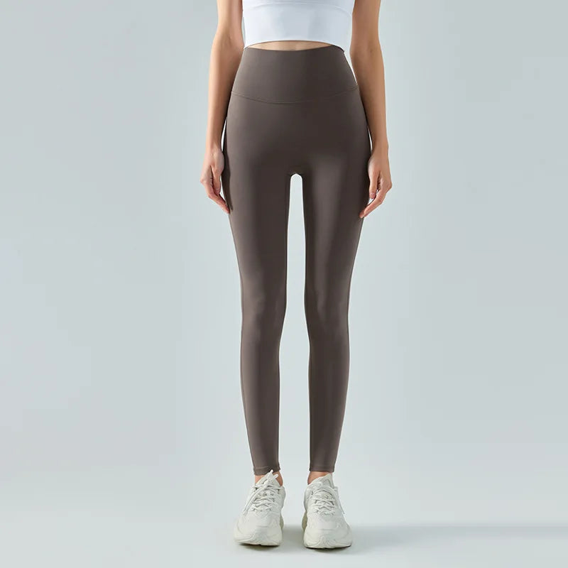 Emily Sportswear High Waist Yoga Pants - Naked Feeling Double Brushed Fabric, Butt Lifting & Tummy Control for Women - Perfect for Running, Fitness, Yoga & Everyday Wear