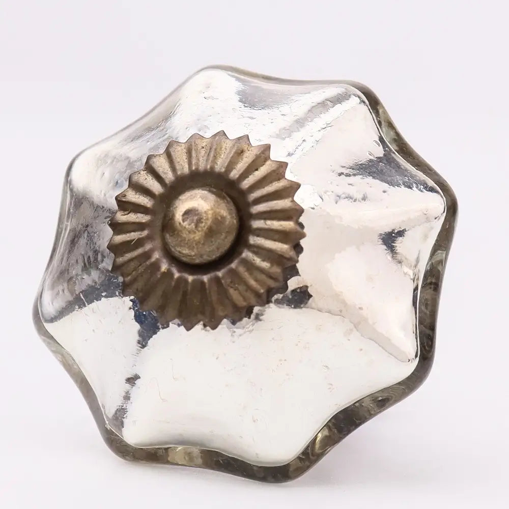 Vintage Silver Cabinet Knob - Elegant Antique Drawer Pull for Home Decor, Furniture Restoration & DIY Projects