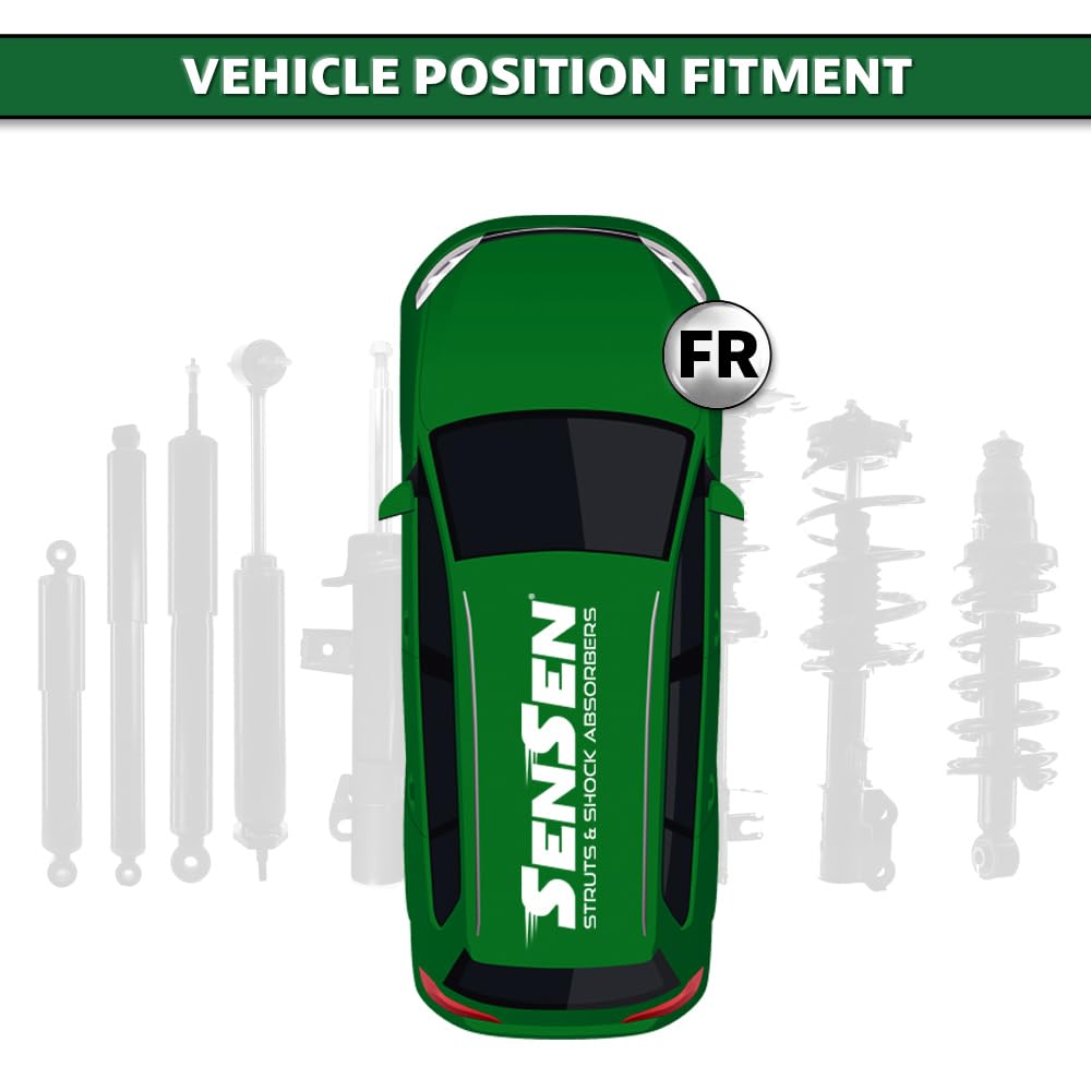 SENSEN 9214-0634 Front Right Suspension Strut Assembly - OE Grade Replacement for 2010-2012 Subaru Legacy with Automatic Transmission | Durable Shock Absorber for Smooth Ride & Enhanced Handling | Perfect for City Commuting & Highway Driving