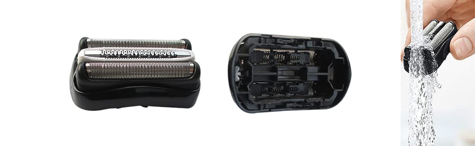 Braun Series 3 32B Foil & Cutter Replacement Head - Compatible with Braun 340s, 320s, 310s, 300s Electric Shavers - Smooth Shaving Replacement Parts for Men - Perfect for Home, Travel & Daily Grooming