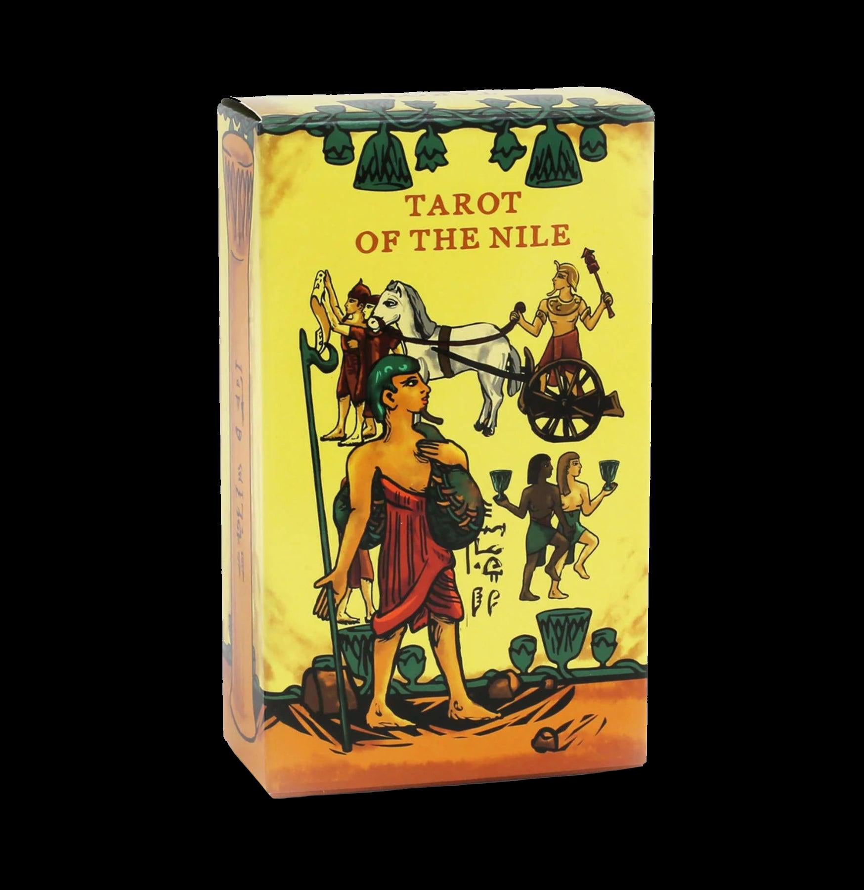 Tarot Of The Nile - 78-Card Modern Egyptian Tarot Deck for Divination & Spiritual Guidance | Perfect for Beginners & Professional Readers