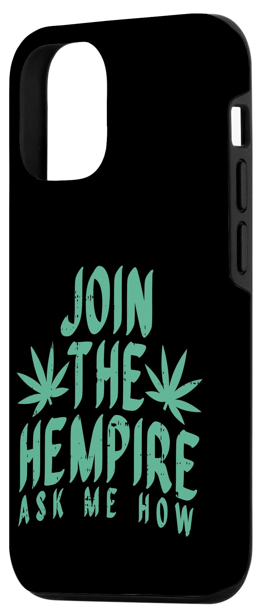 iPhone 12/12 Pro CBD Hemp Plant Case - Premium Protective Cover for Cannabidiol Enthusiasts | Perfect for Daily Use, Travel & Cannabis Events