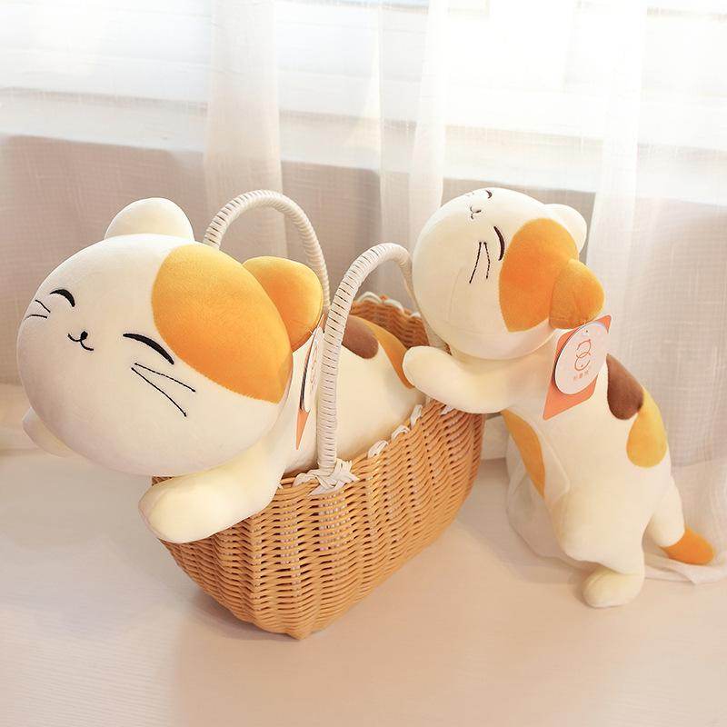 Chloe Giant Stuffed Long Cat Plush Toy - Extra Large Cute Soft Plushie for Kids, Teens & Adults | Perfect for Bedroom Decor, Cuddling & Gift Giving