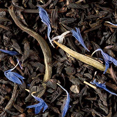 DAMMANN FRERES Premium Earl Grey Yin Zhen Black Tea - Loose Leaf Tea Bulk Bag 1Kg (35.27oz) - Perfect for Afternoon Tea, Gifts & Relaxation