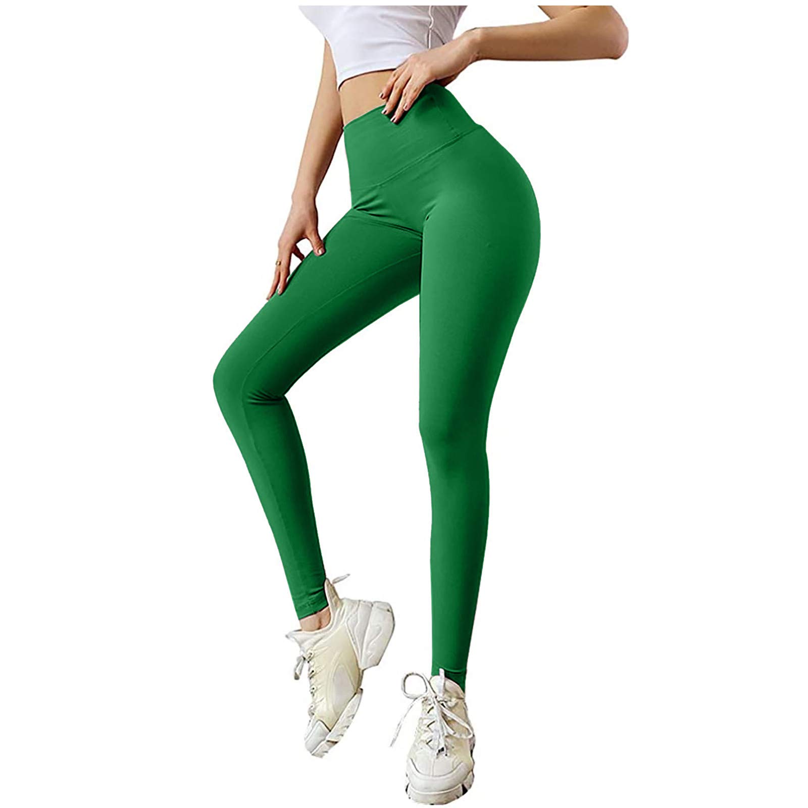Women's High Waist Elastic Yoga Pants - Stretchy Workout Running Fitness Tights for Women - Perfect for Yoga, Gym, Lounge & Everyday Wear