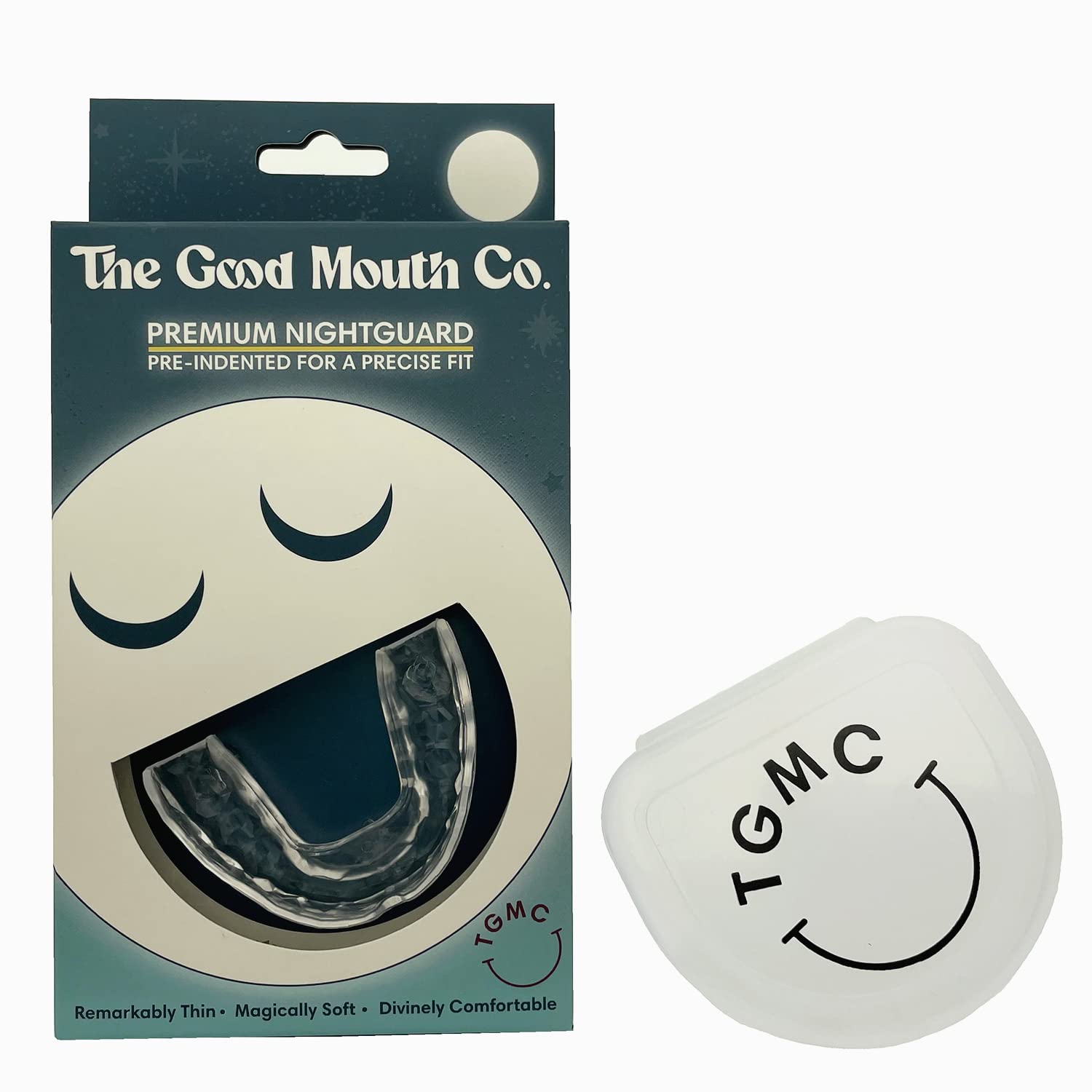Premium Boil & Bite Night Guard for Teeth Grinding & Clenching - TMJ Relief, Bruxism Protection - Comfort Fit for Adults & Kids - Helps with Headaches, Earaches & Snoring - Perfect for Nighttime Use & Sports Activities