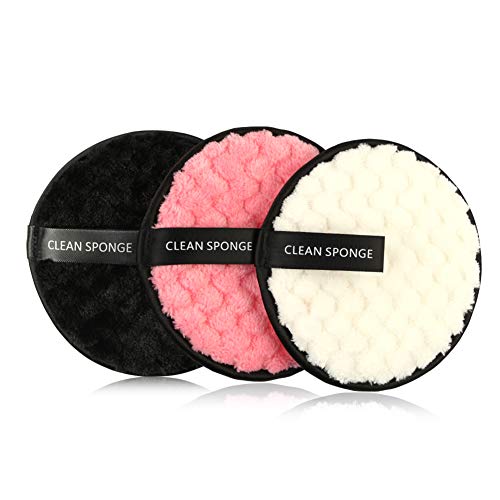 Ardorlove 3/4/6 Pieces Pure Powder Puff Set - Soft Washable Makeup Sponge for Loose Powder, Mineral Powder & BB Cream - Double-Sided Cosmetic Puff for Flawless Face & Body Makeup Application - Perfect for Daily Makeup, Travel & Professional Use