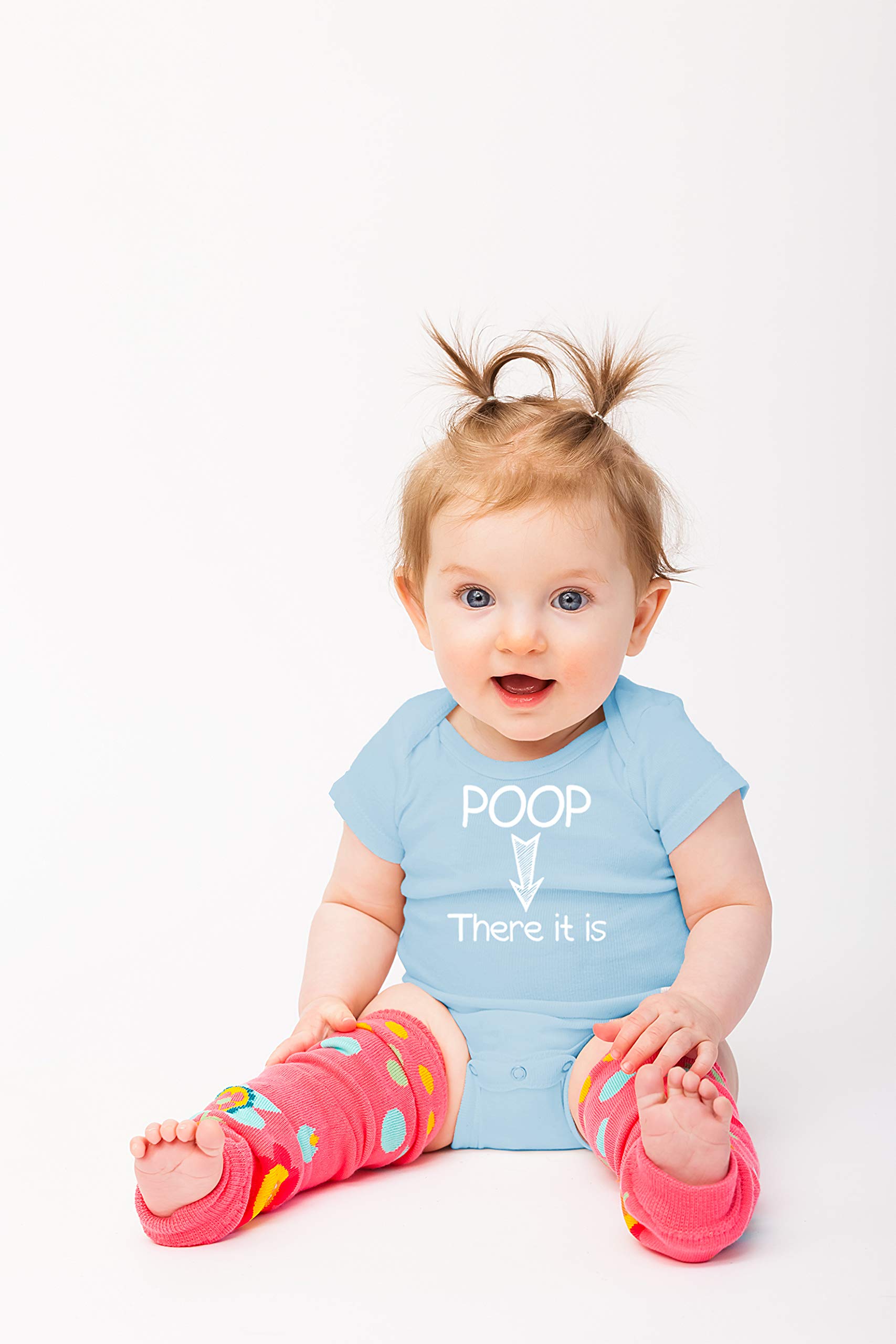 Poop There It Is - Funny Baby Bodysuit | Cute Newborn Outfits for Boys & Girls | Perfect for Photo Shoots, Birthday Gifts & Everyday Wear