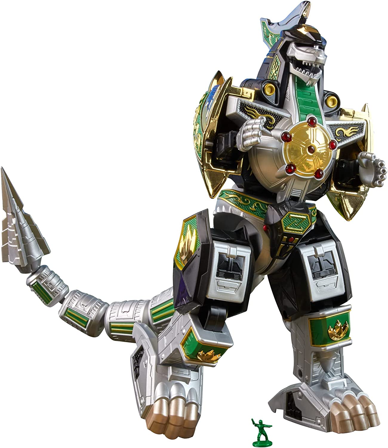 Mighty Morphin Dragonzord Power Rangers Lightning Collection Zord Ascension Project 1:144 Scale Action Figure - Collectible Toy for Fans & Display - Perfect for Play, Gifts, and Home Decor