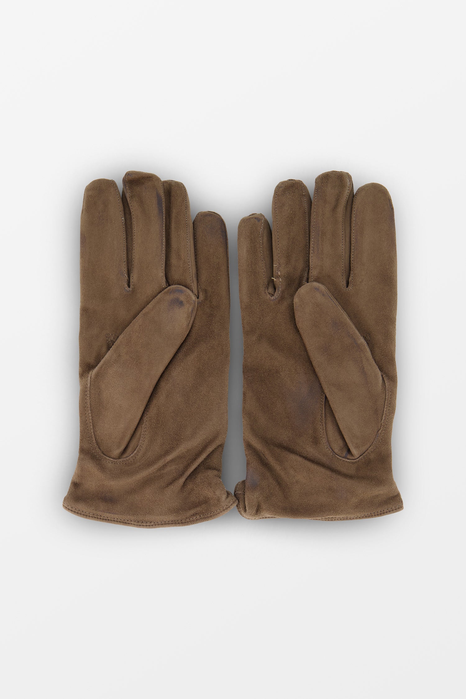 Barba Napoli Premium Dark Brown Leather Gloves for Men - Winter Driving & Formal Occasions