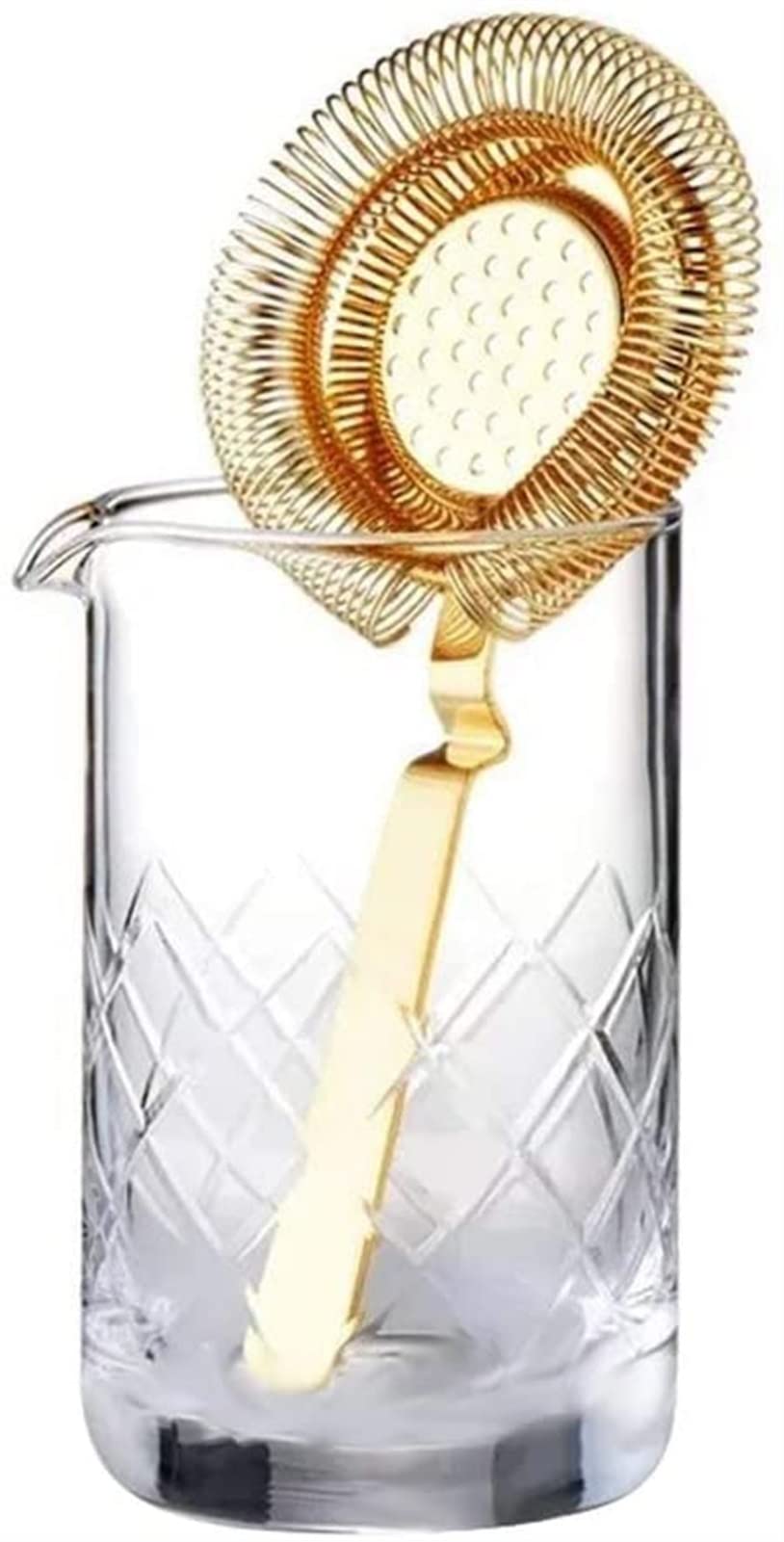 Premium Gold-Plated Stainless Steel Colander Strainer Sieves for Cooking, Kitchen, Bartending & Mixology - Ideal for Cocktail Filtering, Barware, and Home Use (Color: Gold)