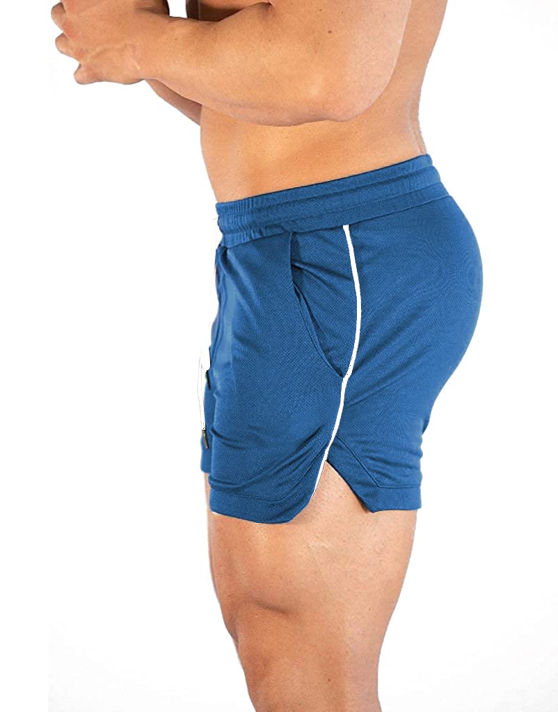 EVERWORTH Men's 5 Inch Workout Shorts - Lightweight Gym Running Athletic Shorts for Bodybuilding & Training | Quick-Dry Breathable Casual Shorts for Summer, Jogging & Outdoor Activities