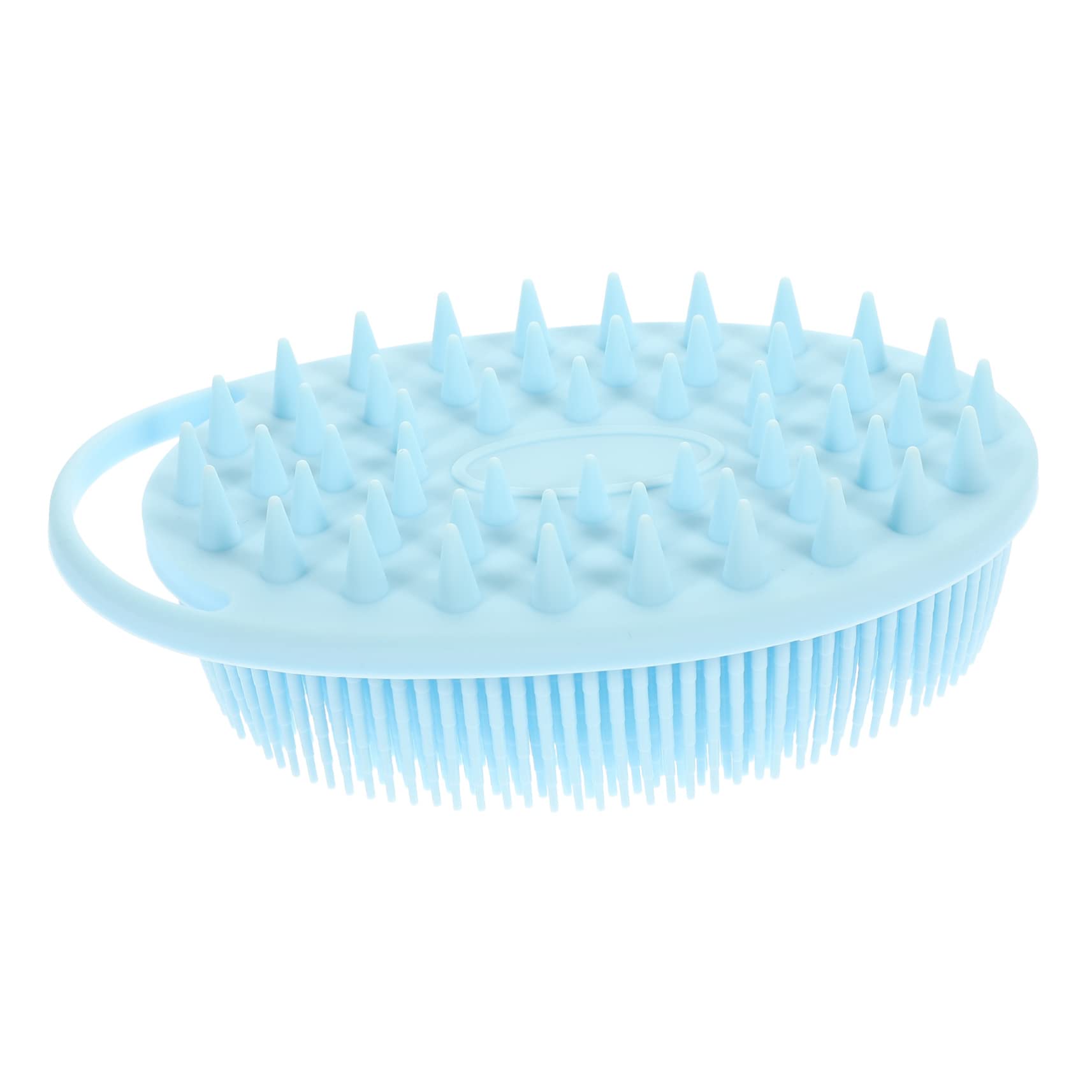 BIUDECO Double Sided Silicone Bath Brush - Body Scrubber & Scalp Massager for Shower, Facial Cleaning & Head Spa | Exfoliating Brush for Relaxing Bath Time & Deep Cleansing Routine