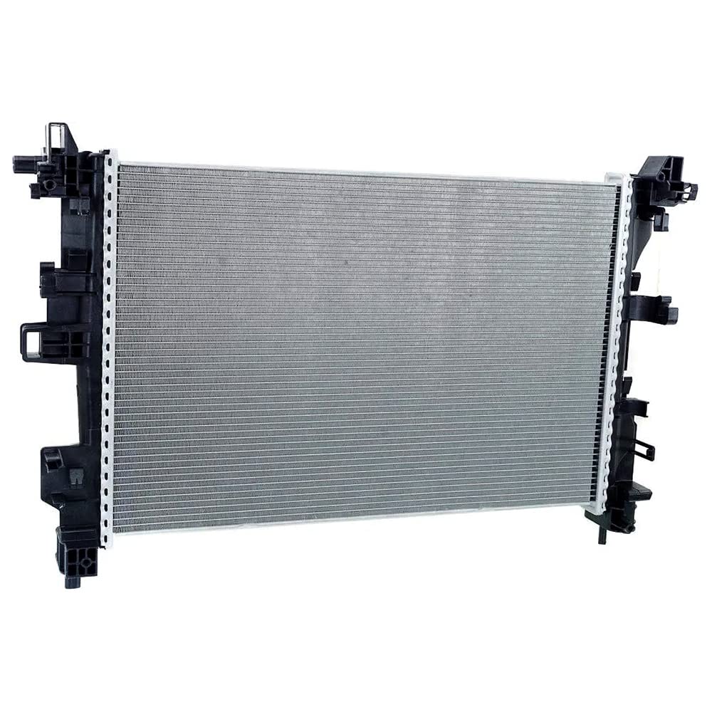 RAREELECTRICAL New Radiator Replacement for Jeep Renegade 2.4L 2015-2016 Models - Compatible with Part Numbers 68247208AA, 68256135AA, CH3010369 | Perfect for Cooling System Repairs & Off-Road Adventures