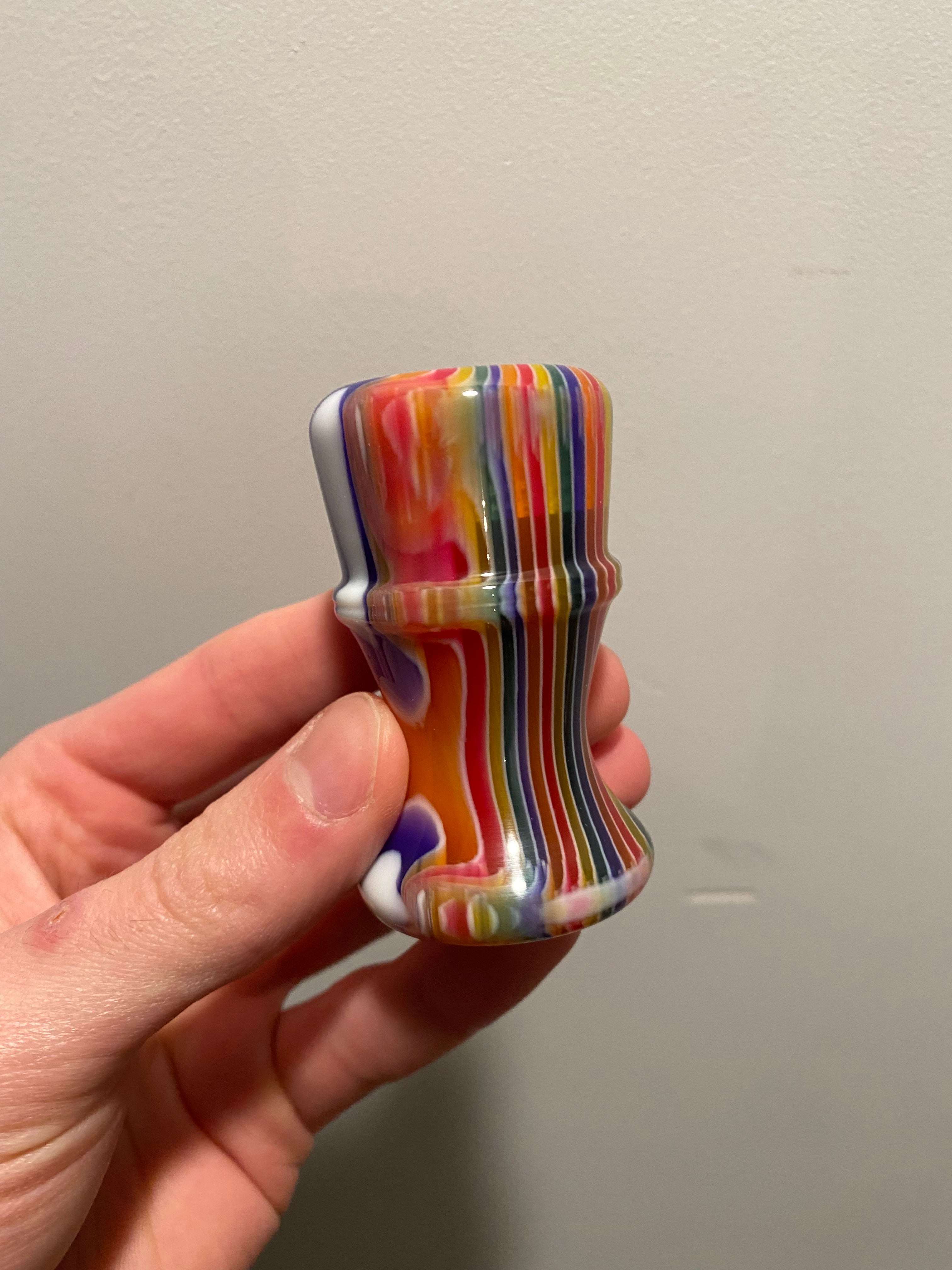 Premium Handcrafted Candy Stripe Shaving Brush Handle - Fits 24mm & 26mm Knots - Perfect for Wet Shaving & Grooming Gifts