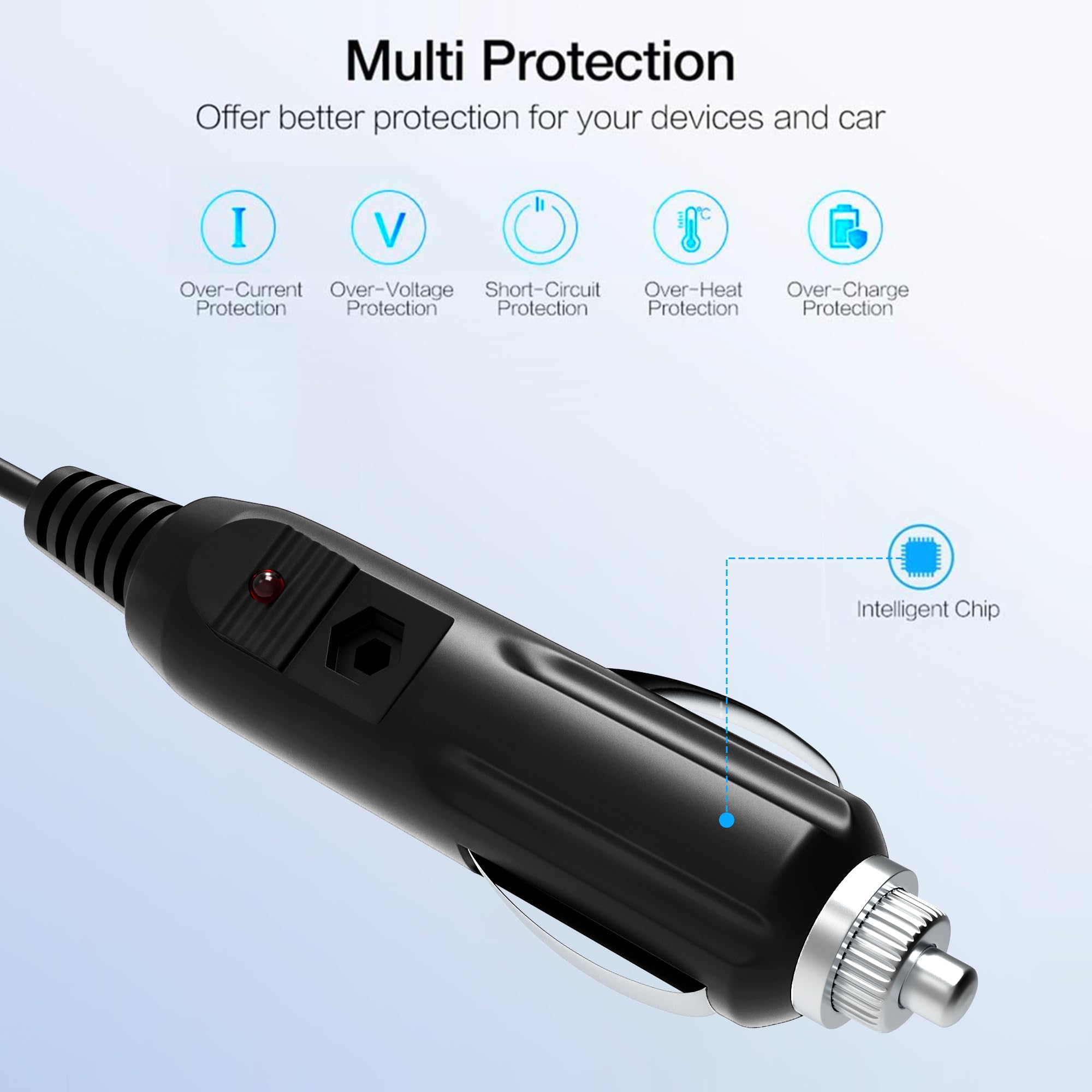 Uniden PRO340XL PRO 340XL Car DC Adapter - 12V Power Supply for Handheld CB Radio - Perfect for Truckers & Road Trips