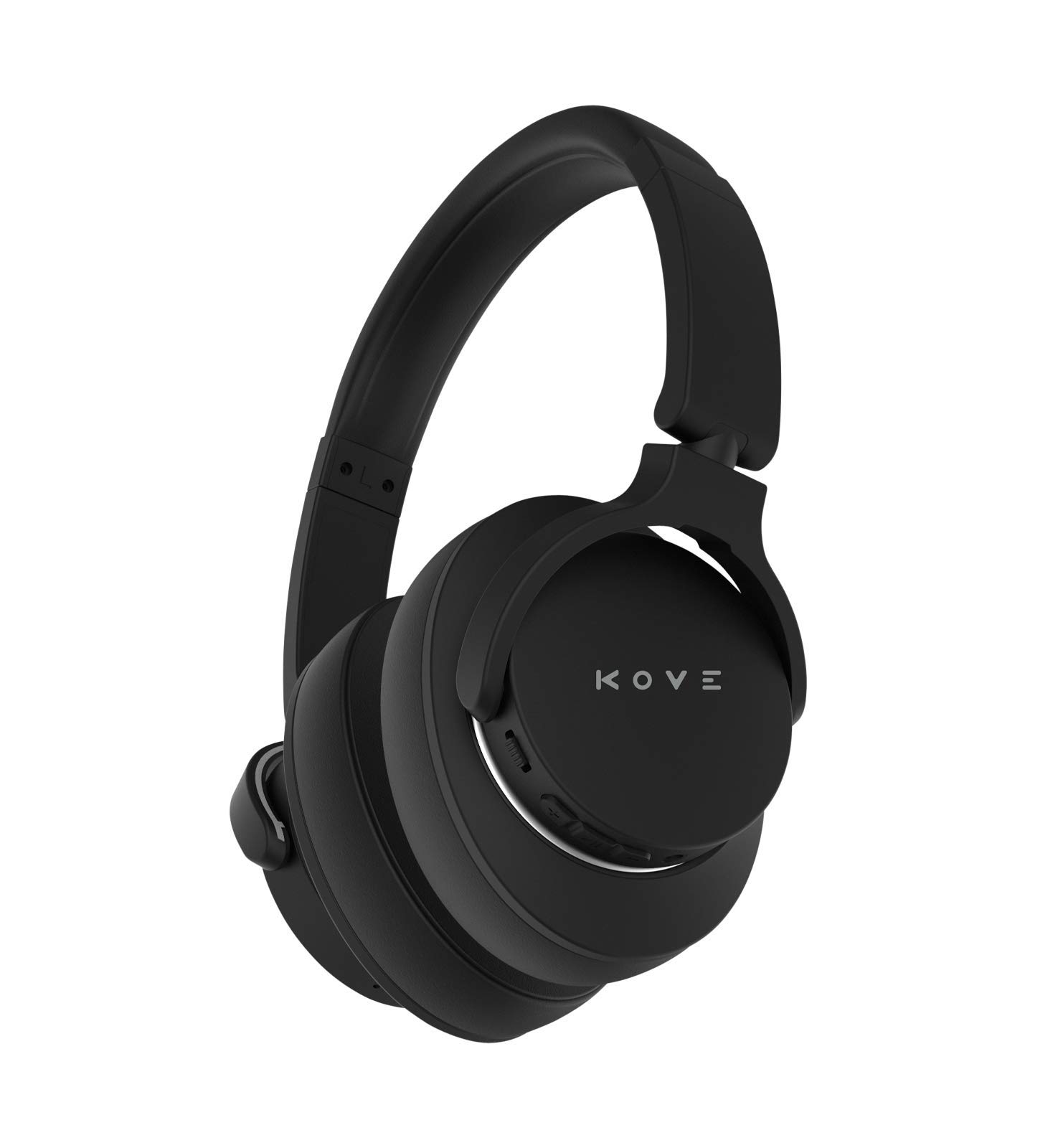 KOVE 101-N Active Noise Cancelling Wireless Bluetooth Headphones - Over-Ear Hi-Res Audio with Deep Bass, 200H Battery Life, Memory Foam Earpads | Built-in Mic for Calls | Perfect for Travel, Home Office & Commuting
