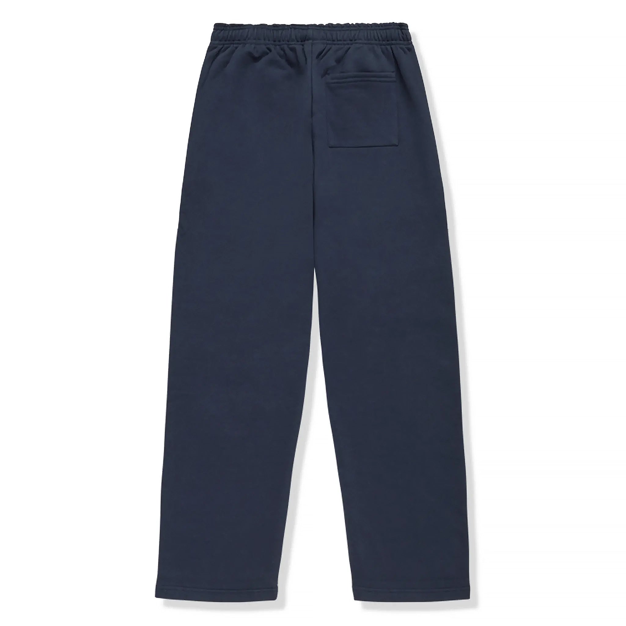 Broken Planet Basics Straight Leg Outer Space Blue Sweatpants for Men - Comfortable Casual Lounge Pants for Home, Gym & Streetwear Fashion