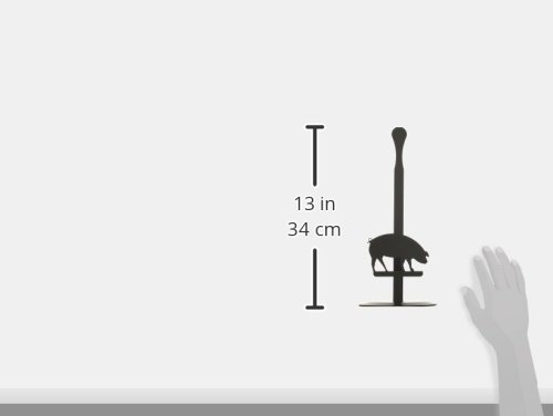 14 Inch Pig Paper Towel Holder - Cute Animal-Themed Kitchen Counter Organizer for Bathroom, Office & Party Decor