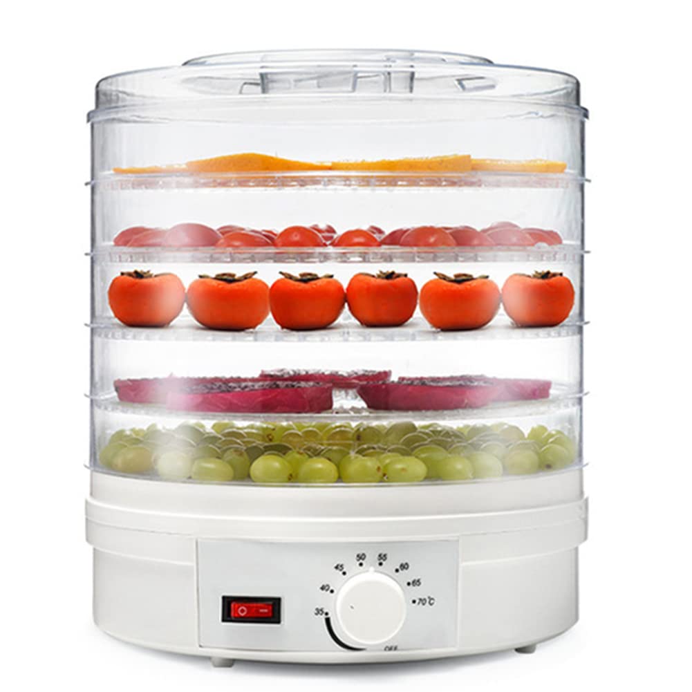 BJH 350W 5-Tier Digital Food Dehydrator for Fruits, Vegetables & Healthy Snacks - Adjustable Temperature Control - Perfect for Drying Herbs, Jerky, and DIY Food Preservation at Home