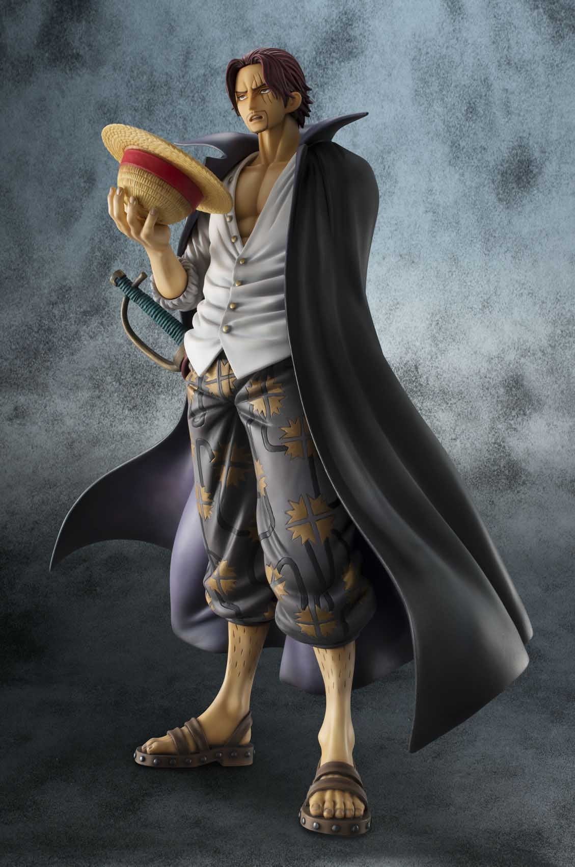Megahouse One Piece Portrait of Pirates Neo-DX Shanks EX Model PVC Action Figure - Anime Collectible for Display & Gifts