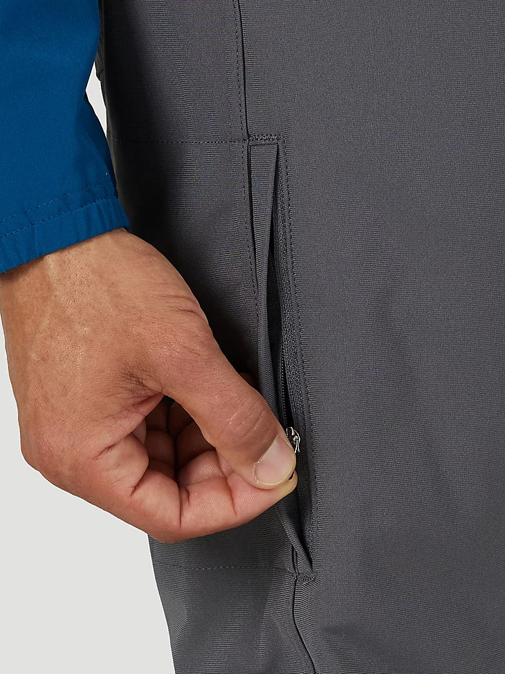 ATG By Wrangler™ Men's FWDS Five Pocket Work Pants - Durable Iron Gate Color for Construction, Outdoor & Casual Wear