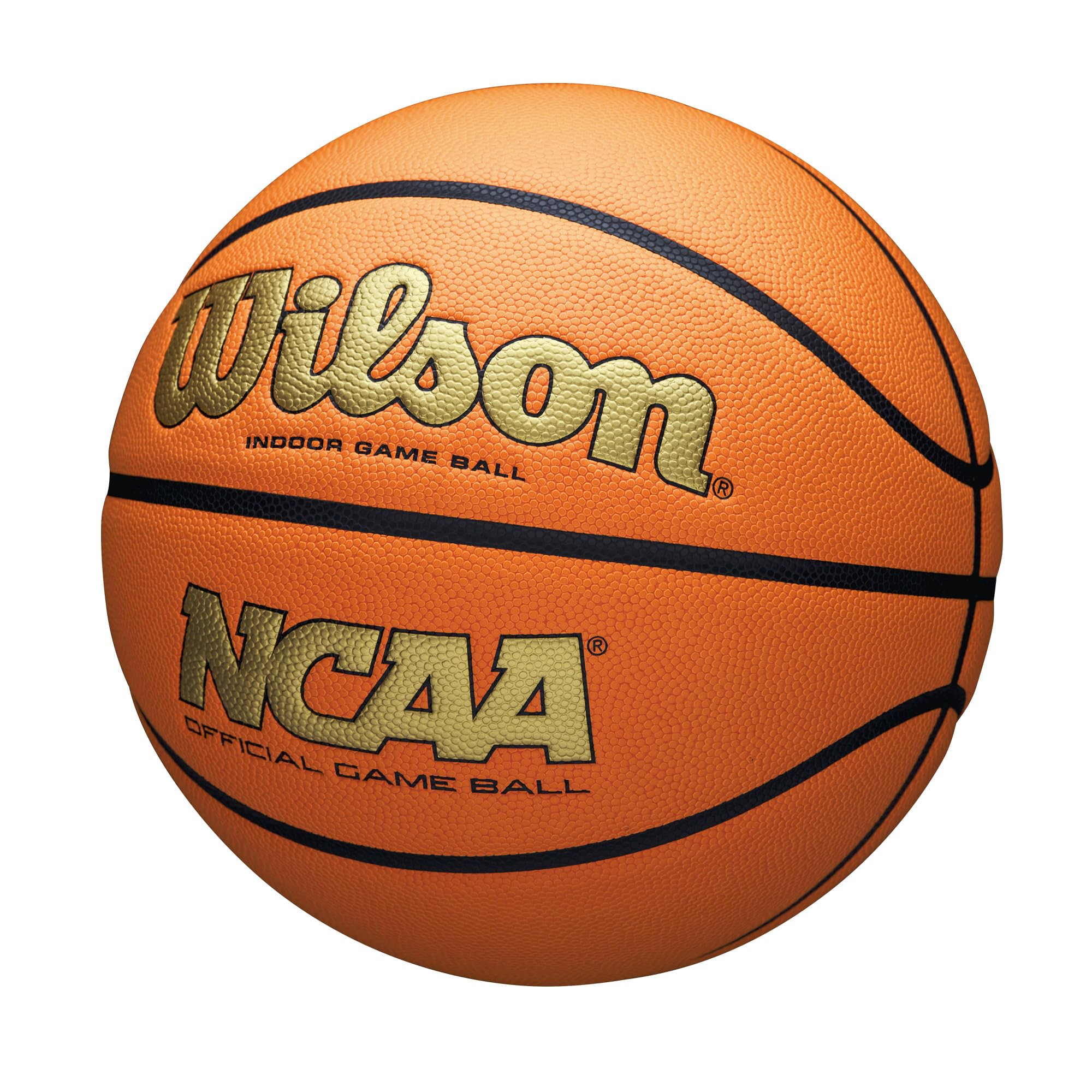 Wilson NCAA Evo NXT Official Indoor Game Basketball - Size 6 & 7 for Men & Women - Perfect for College Games, Gym Training & Competitive Play