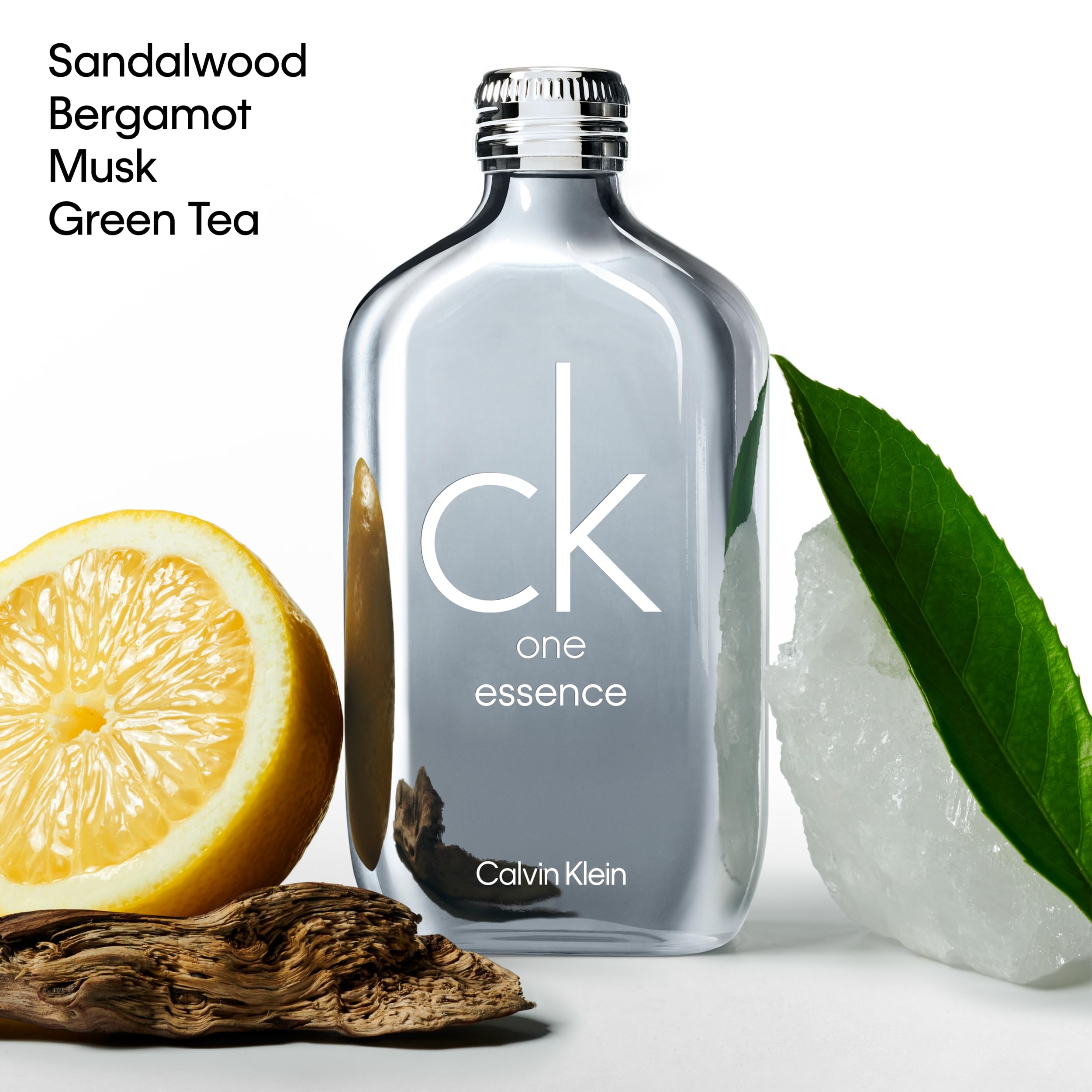 Calvin Klein CK One Essence Intense Unisex Eau de Parfum - Fresh Citrus & Green Tea Cologne with Bergamot, Sandalwood - Long Lasting Perfume for Men & Women - Perfect for Daily Wear, Office & Date Nights