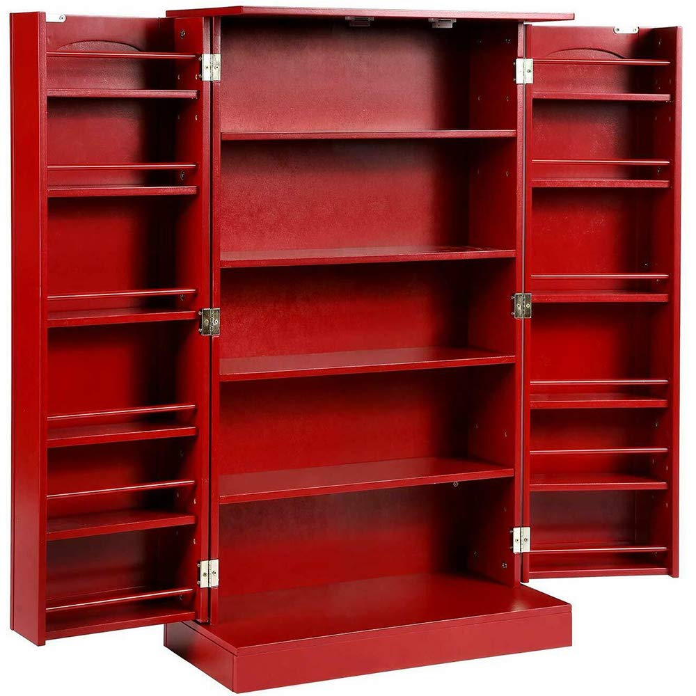 Solid Wood Kitchen Pantry Cabinet - 23.2