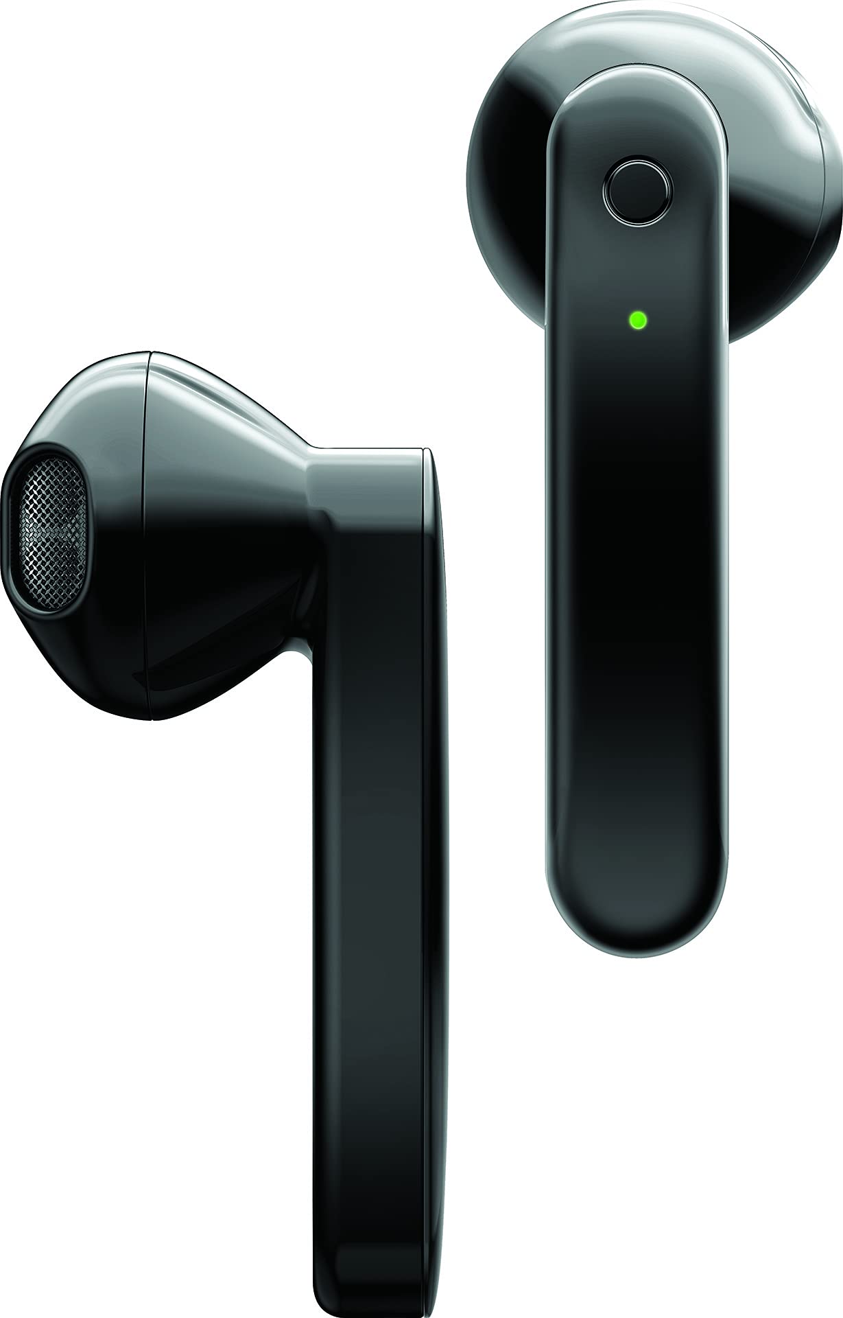 Coby True Wireless Earbuds with Active Noise Cancellation - Bluetooth 5.0 Headphones, Auto Pairing, Wireless Charging Case, IPX6 Waterproof, Built-in Mic for Calls | Perfect for Gym, Running, Travel & Work (Black)