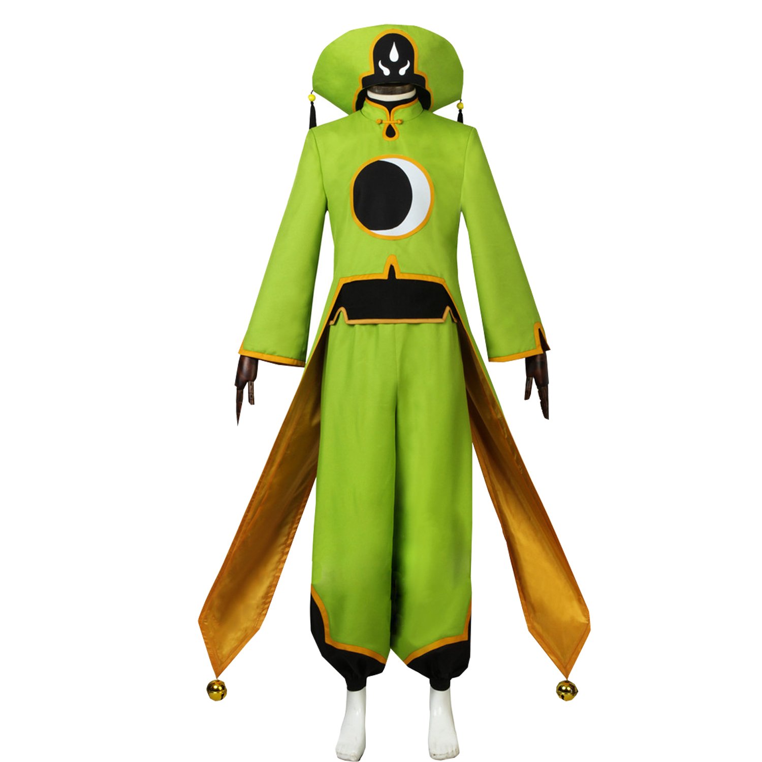Anime Li Syaoran Cosplay Costume for Men - Green Battle Suit Uniform Outfit | Perfect for Halloween, Comic Con & Cosplay Events