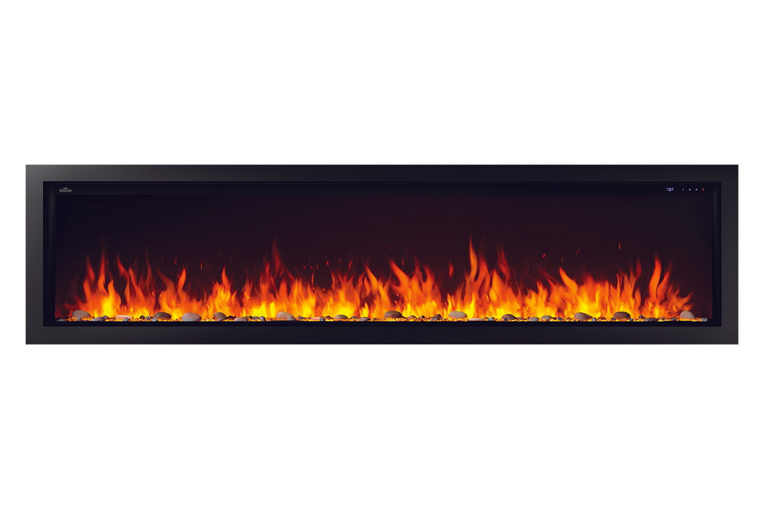 Napoleon Astound 96 Smart Built-In Linear Electric Fireplace - Modern Heating for Living Room, Bedroom & Office | Energy Efficient & Remote Control