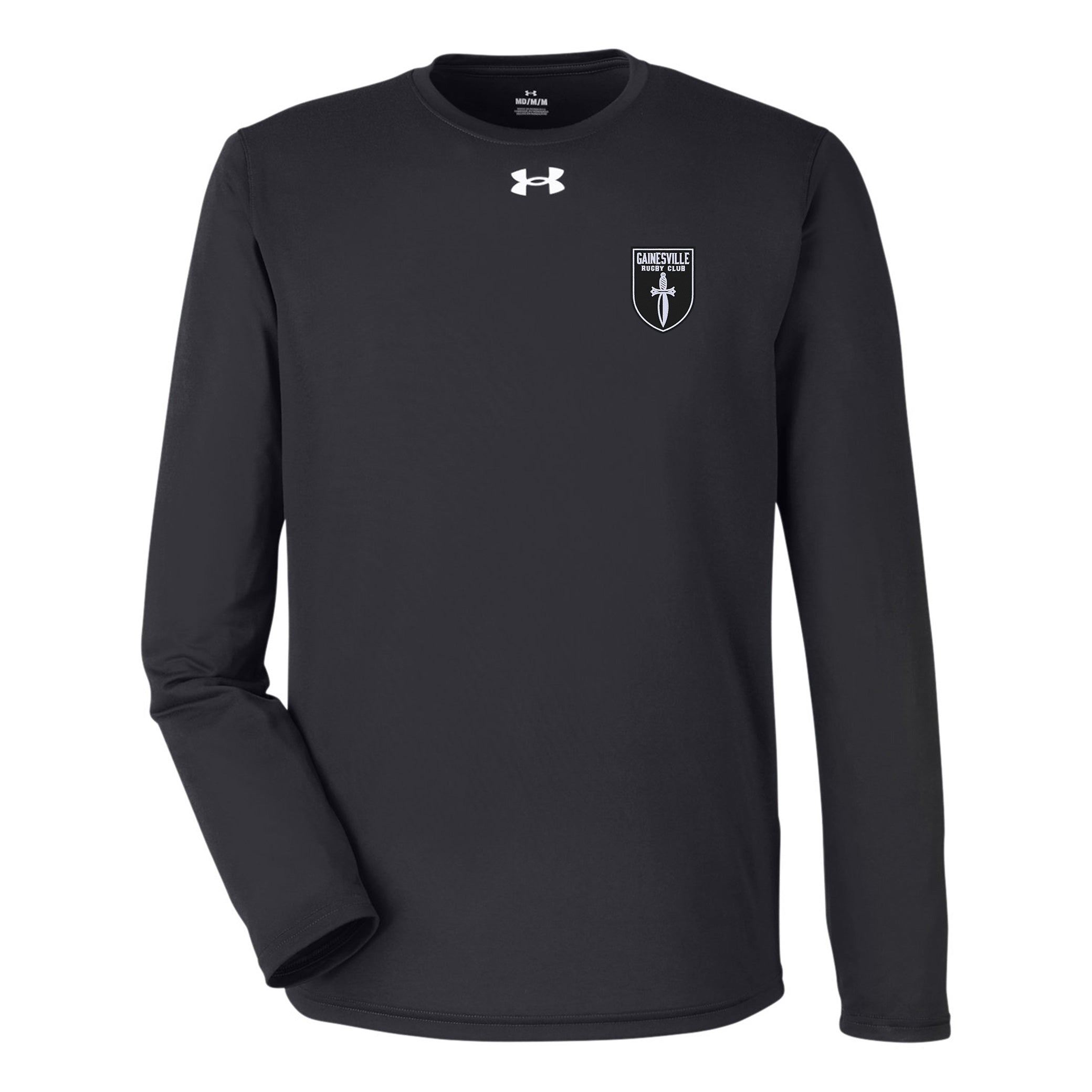 Gainesville Spartans RFC UA Team Tech Long Sleeve T-Shirt - Men's Athletic Performance Shirt for Rugby Training & Fan Support