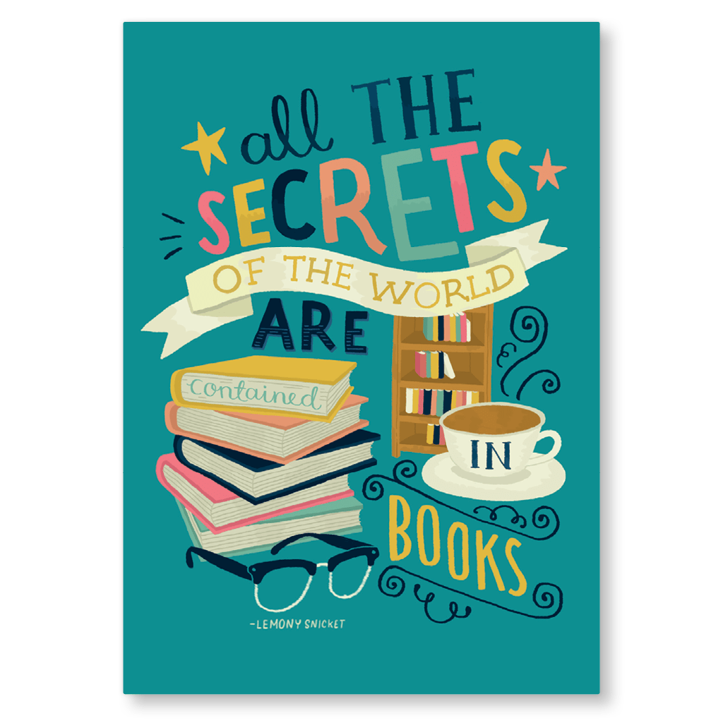 All The Secrets Postcard - Vintage Style Blank Postcards for Writing & Collecting - Perfect for Travel Memories, DIY Scrapbooking & Unique Gifts