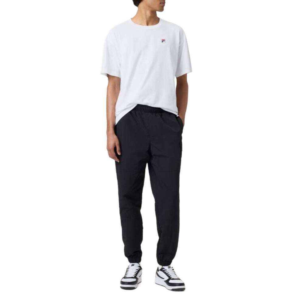 Fila Unisex Classic Relaxed Fit T-Shirt for Men & Women - Soft Cotton Casual Tee (White) - Perfect for Everyday Wear, Gym & Street Style