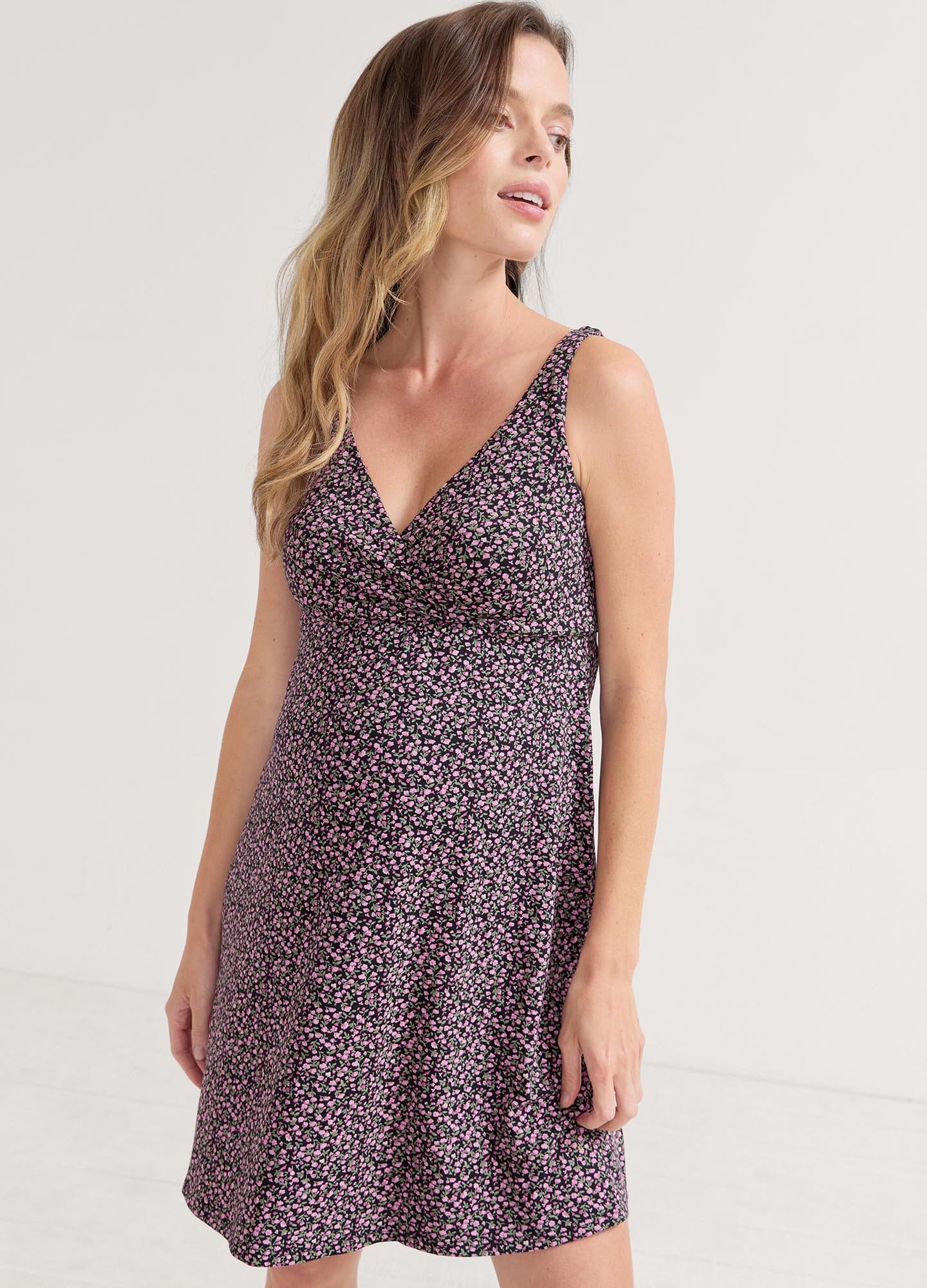 The Dream Feed Nursing Nightie - Comfortable Maternity Sleepwear for Breastfeeding Moms - Perfect for Nighttime Nursing and Relaxation at Home