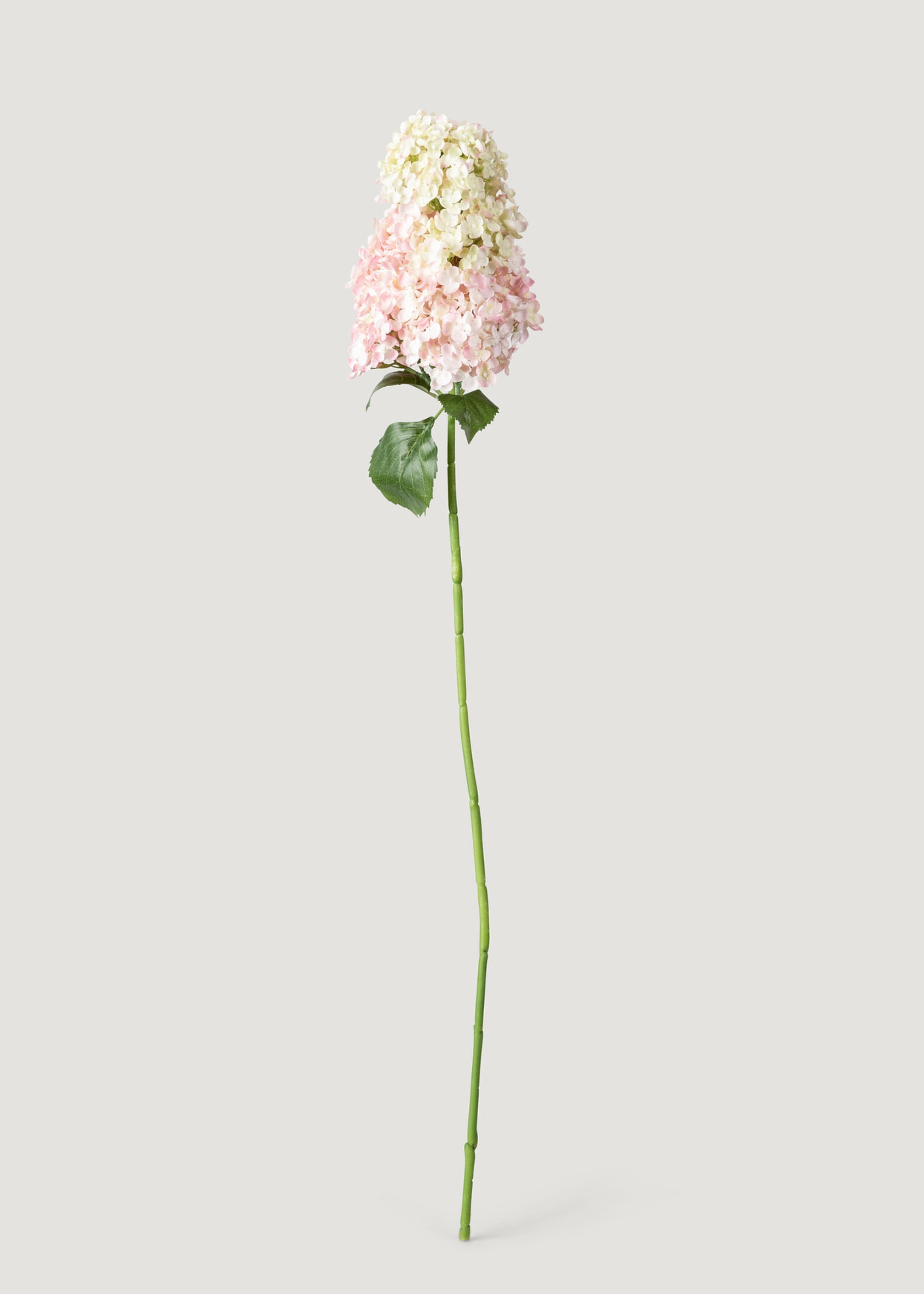 Large Pink Cream Cone Artificial Hydrangea Flower - 40
