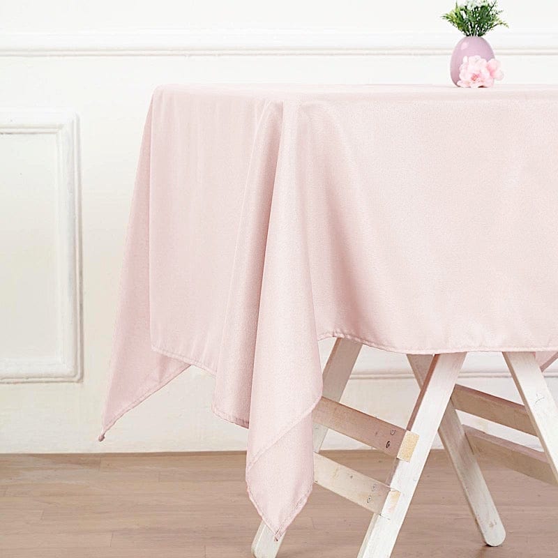 54 x 54 Inch Premium Polyester Square Tablecloth - Waterproof & Wrinkle-Resistant - Perfect for Dining Tables, Parties, and Special Events