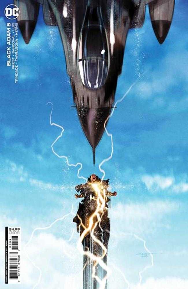Black Adam #5 Cover B Rafa Sandoval Plane Card Stock Variant - Limited Edition Comic Book for Collectors & DC Fans - Perfect for Display, Gifts & Comic Conventions