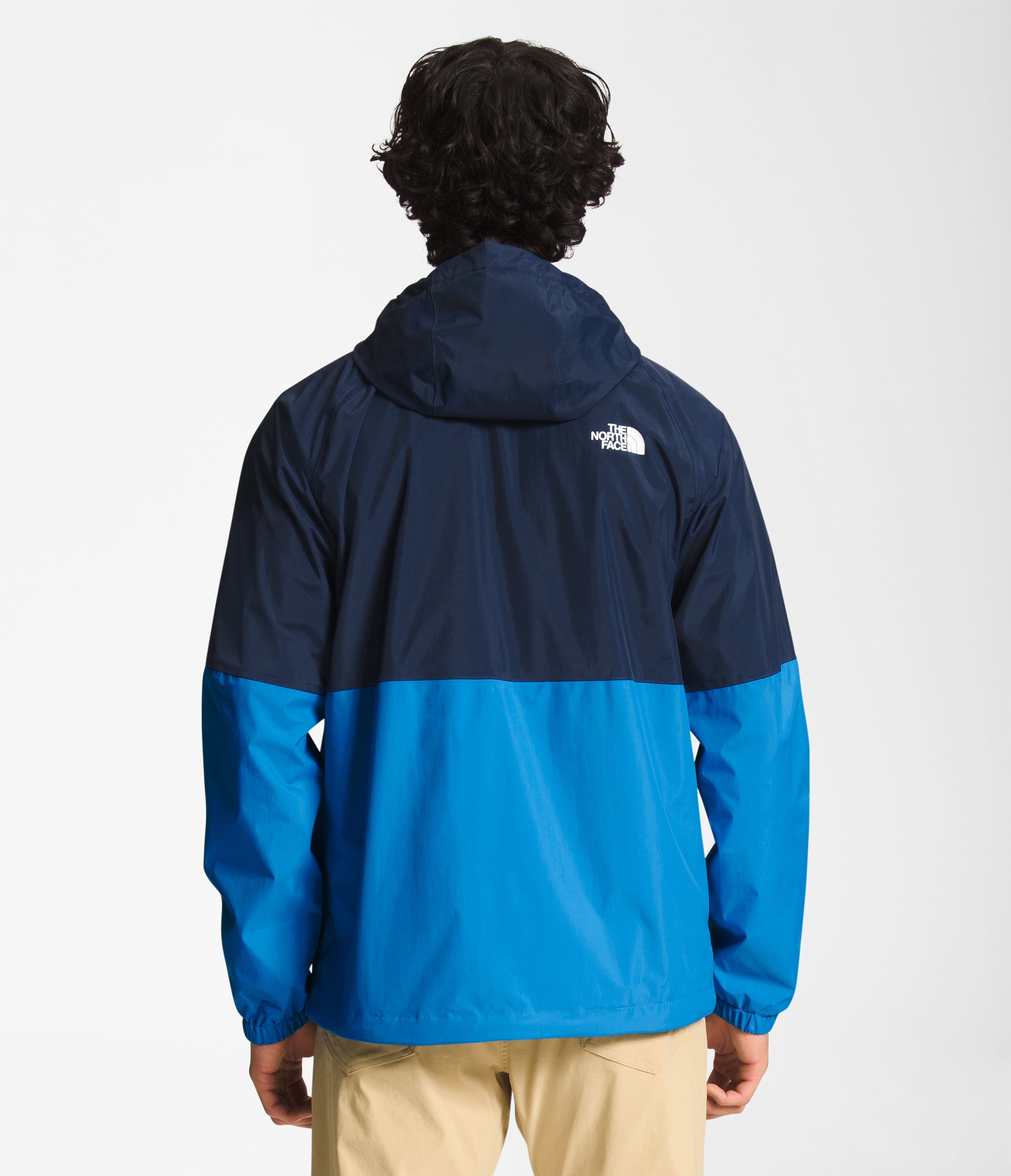 Antora Men's Rain Hoodie - Waterproof Windbreaker Jacket for Outdoor Hiking & Commuting | NF0A7QF3