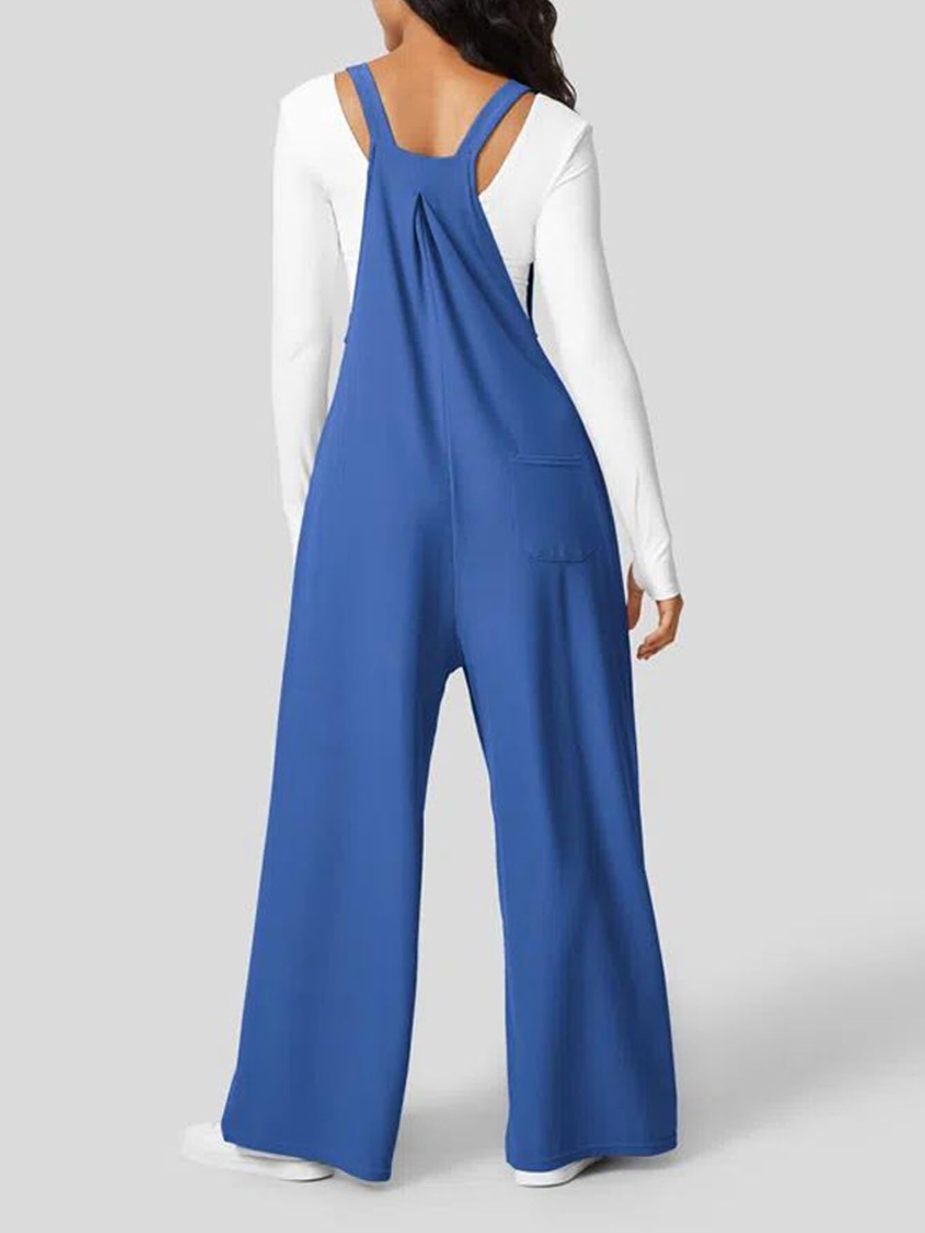 Women's Romper Jumpsuit 2024 - Spring Waffle Knit Fabric, Comfortable Bib Overalls with Elegant Cuts | Casual Outfit, Summer Beach Wear, Street Fashion
